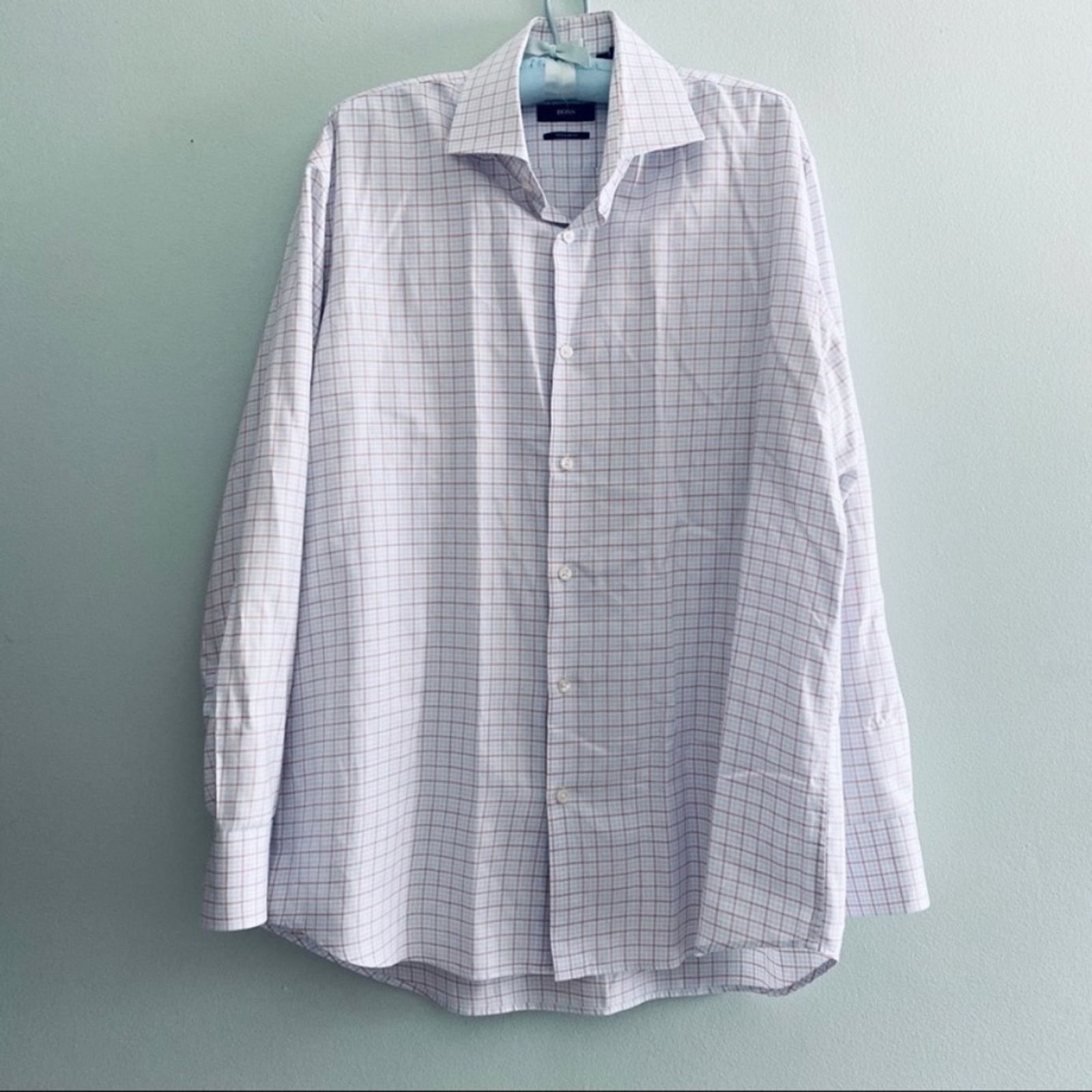 Hugo Boss Hugo Boss regular fit button down shirt Size US M / EU 48-50 / 2 - 2 Thumbnail