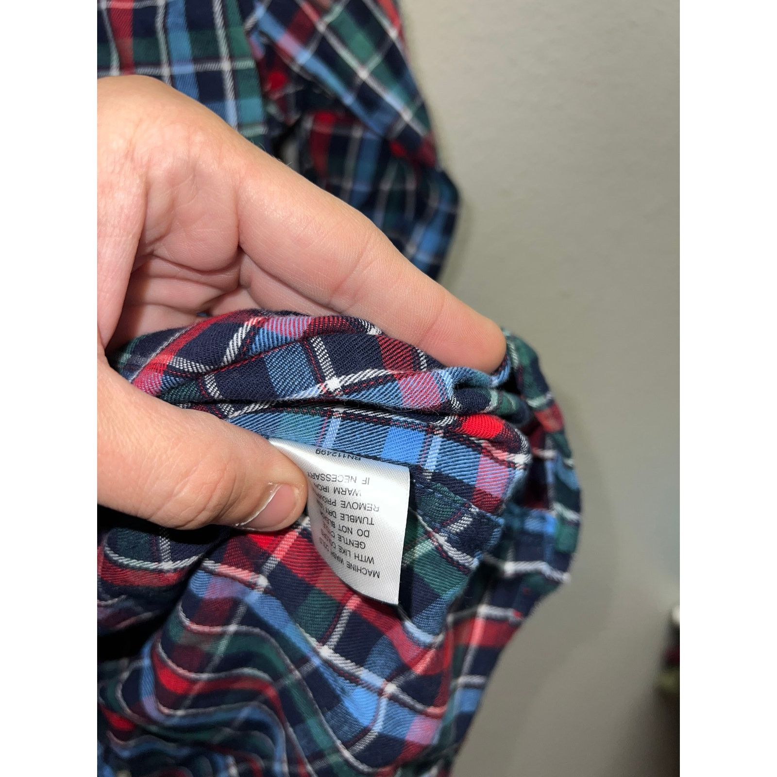 Tailorbyrd Tailorbyrd Button Up Shirt Red Blue Flannel 1930 Collection Size US M / EU 48-50 / 2 - 7 Thumbnail