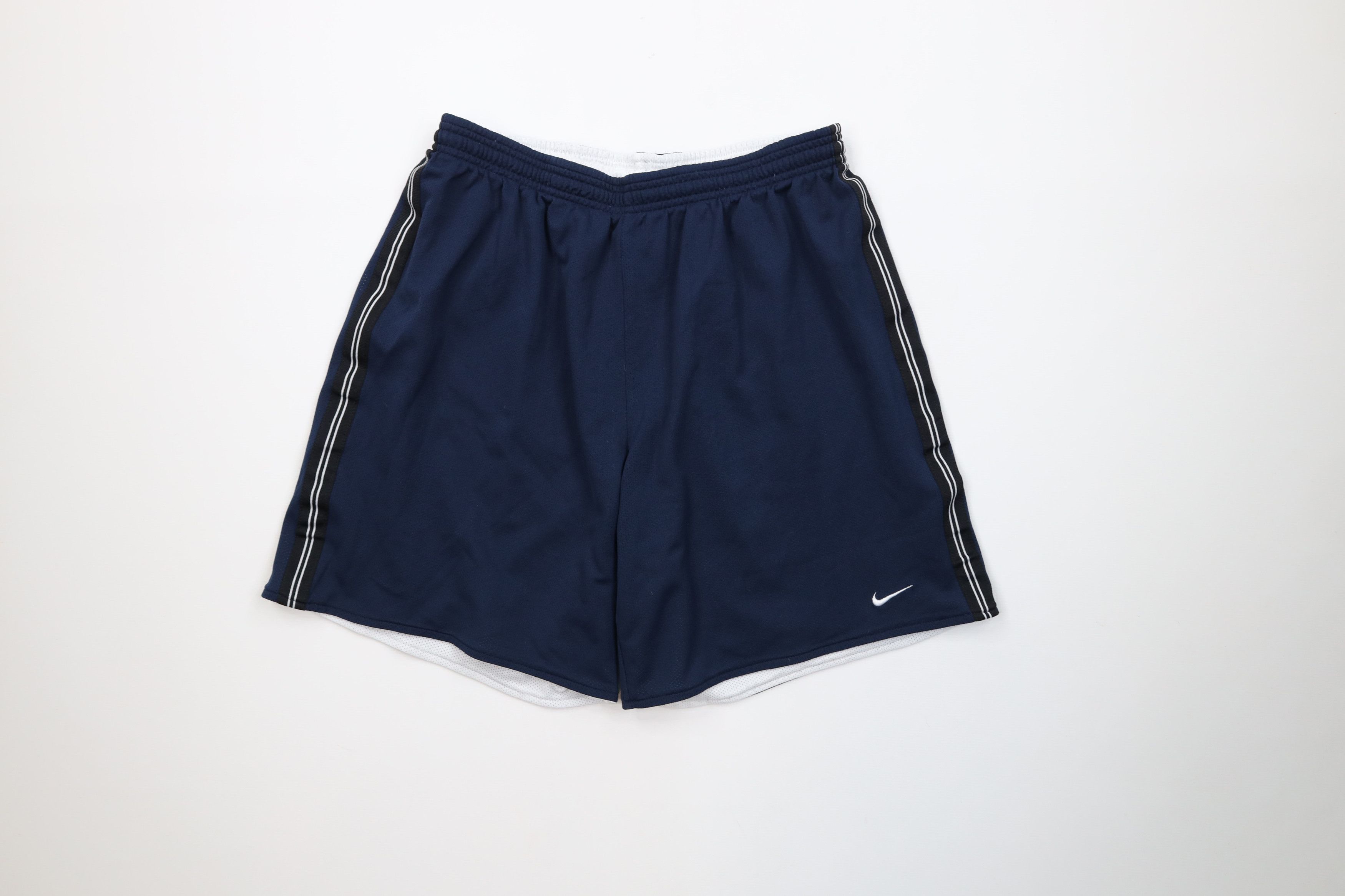 Nike Vintage 90s Y2K Nike Mini Swoosh Reversible Soccer Shorts Size US 36 / EU 52 - 1 Thumbnail
