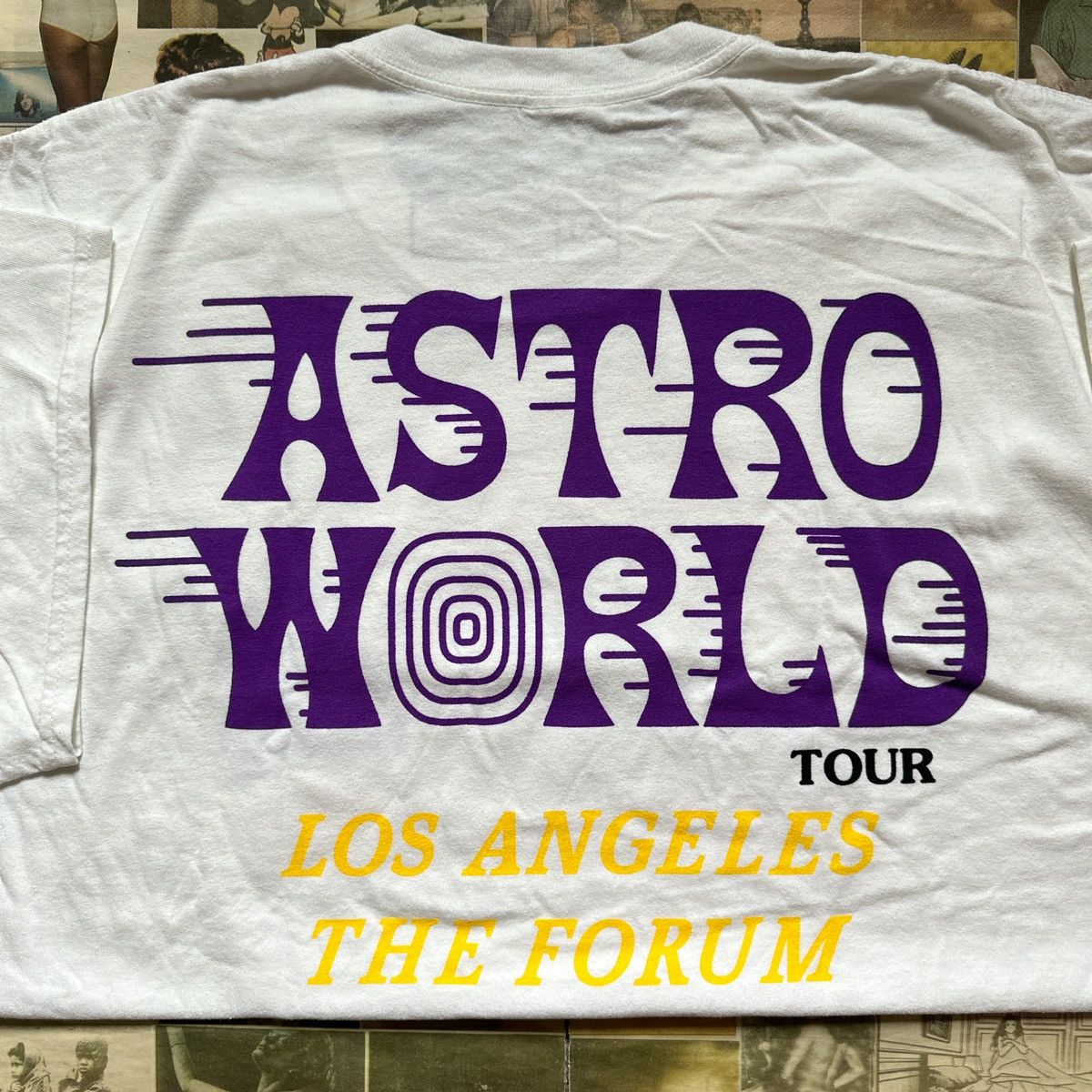 Travis Scott Travis Scott astroworld tour tee LA Forum XXL white Size US XXL / EU 58 / 5 - 4 Thumbnail