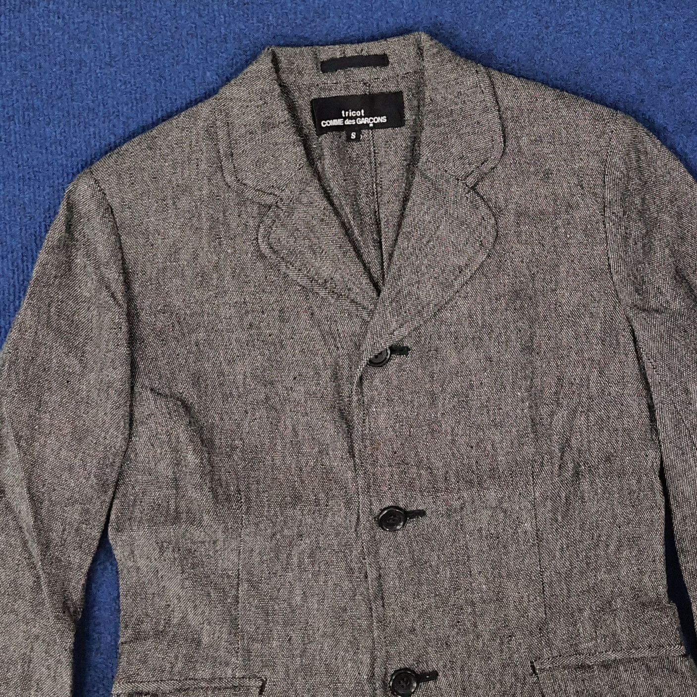 Tricot Comme des Garcons Vintage Tricot Comme des Garcons Coat Blazer C255N3 Size XS / US 0-2 / IT 36-38 - 2 Thumbnail