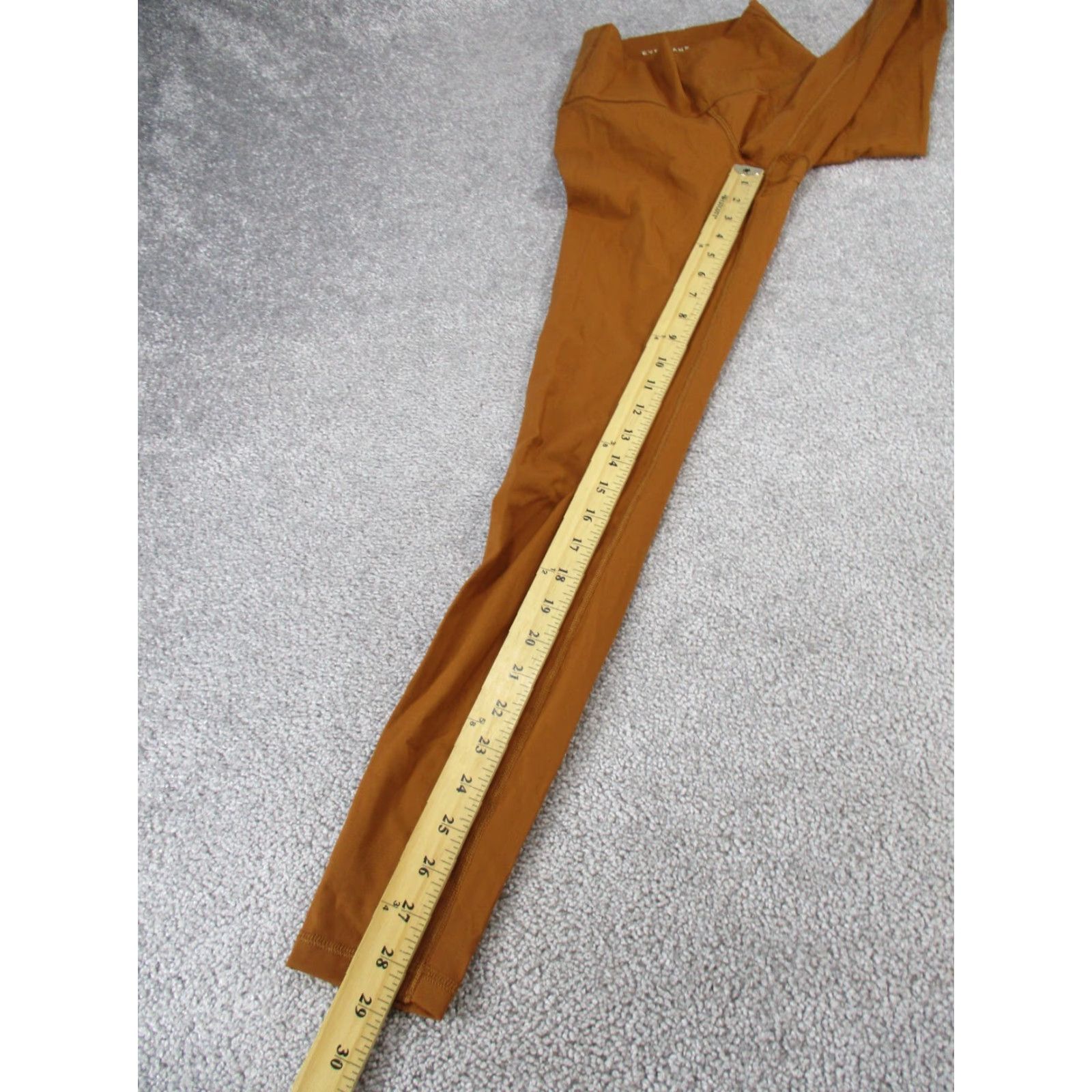 Everlane Everlane Leggings Womens XS Burnt Orange Compression Gym Activewear Athleisure Classic Sports Womens Size 26" / US 2 / IT 38 - 3 Thumbnail