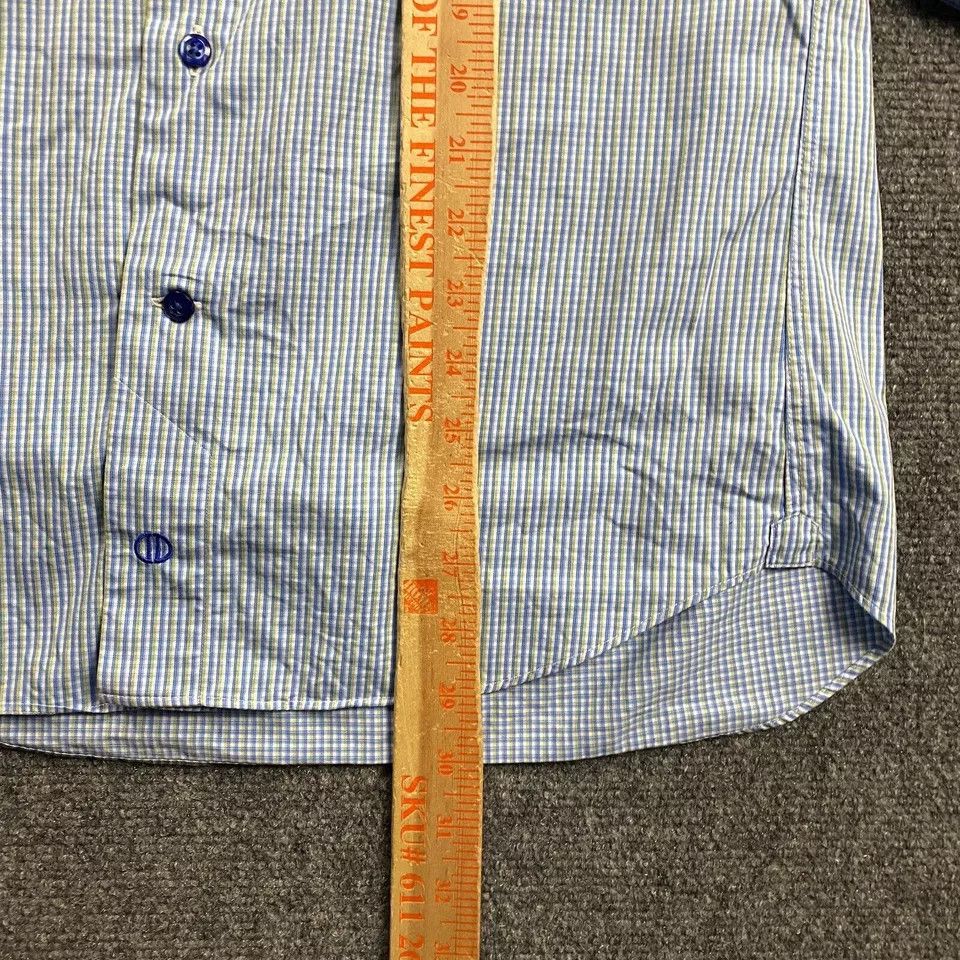 David Donahue David Donahue Shirt Men's 15 Plaid Trim Button Up 32/33 Size US S / EU 44-46 / 1 - 6 Thumbnail