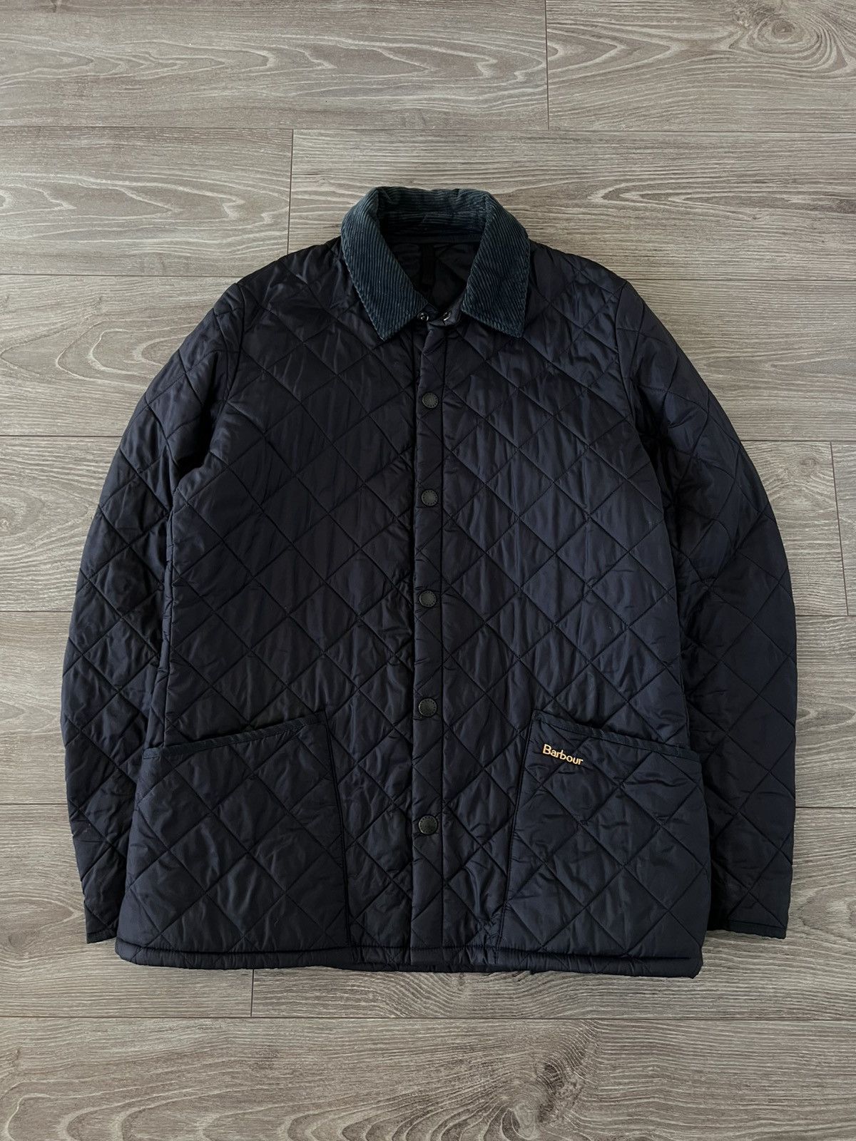 Barbour × Designer ‼️Vintage Barbour Heritage Liddesdale Knit Logo Jacket ‼️ Size US M / EU 48-50 / 2 - 5 Thumbnail