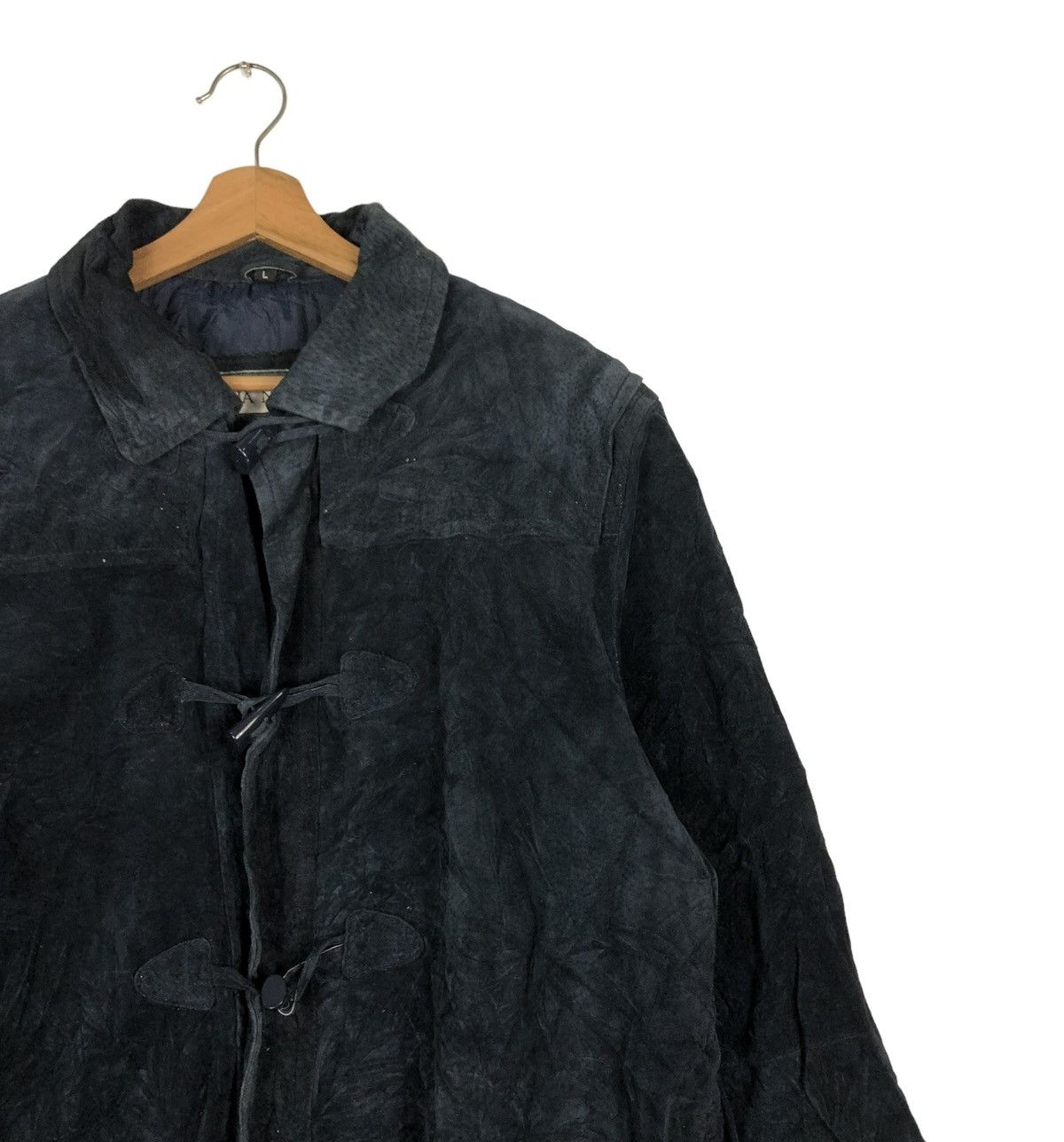 Japanese Brand 🔥VINTAGE GENUINE LEATHER JACKET BIKER VIA NUOVA ISSEY MIYAKE Size US L / EU 52-54 / 3 - 6 Thumbnail