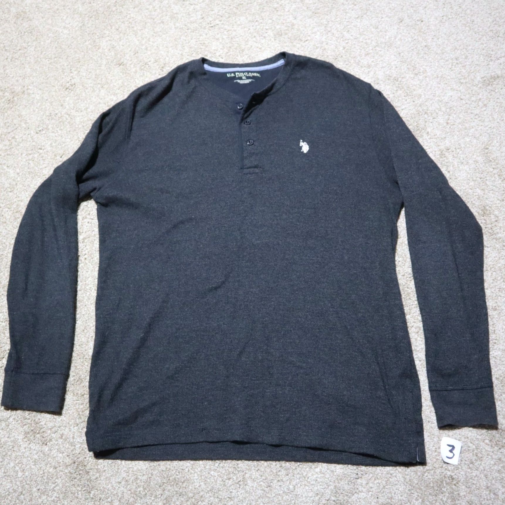 Vintage US Polo ASSN Logo Very Soft Black Pull-Over Sweater Men's XL Size US XL / EU 56 / 4 - 2 Thumbnail