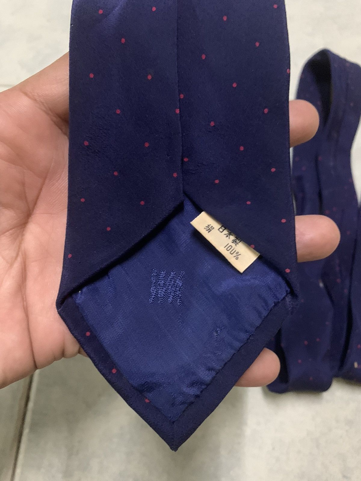 Issey Miyake Vintage Issey Miyaki Neck Tie Pure Silk Luxury Size ONE SIZE - 10 Thumbnail