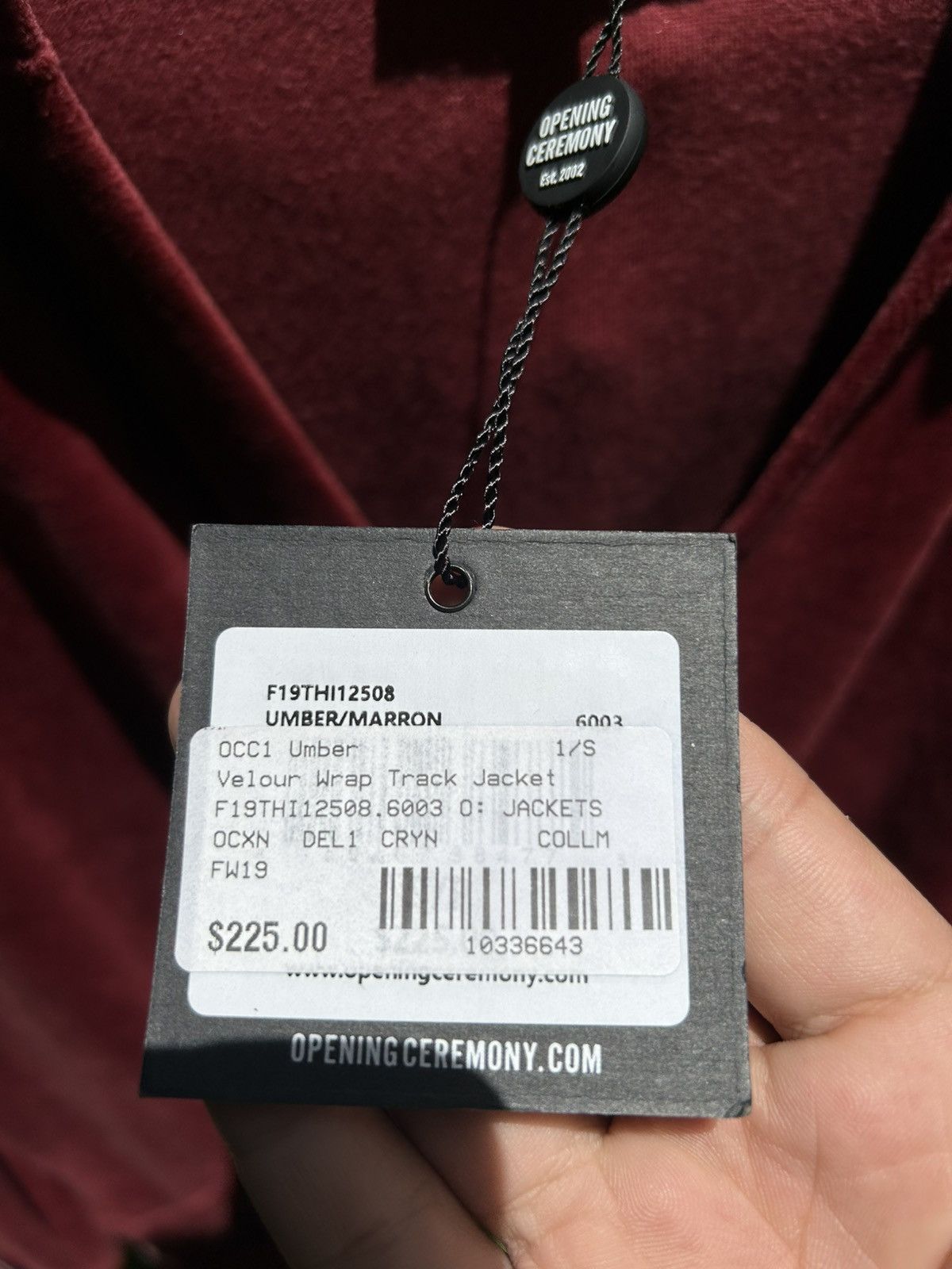 Opening Ceremony OPENING CEREMONY Velour Wrap Track Top Jacket Size S FW19 Size S / US 4 / IT 40 - 3 Thumbnail