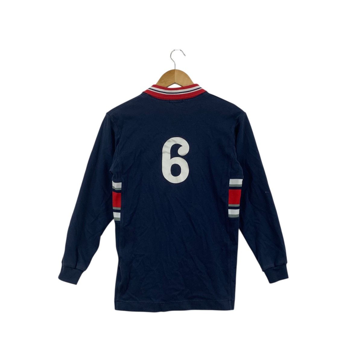 Asics Vintage 80’ ASICS HINOTSUME BASEBALL Jersey Tee Shirt Top Size US S / EU 44-46 / 1 - 5 Thumbnail