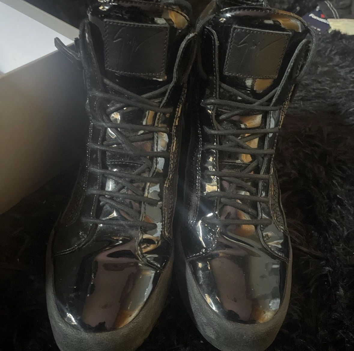 Giuseppe Zanotti Giuseppe Zanotti black shoes Size US 8.5 / EU 41-42 - 2 Thumbnail