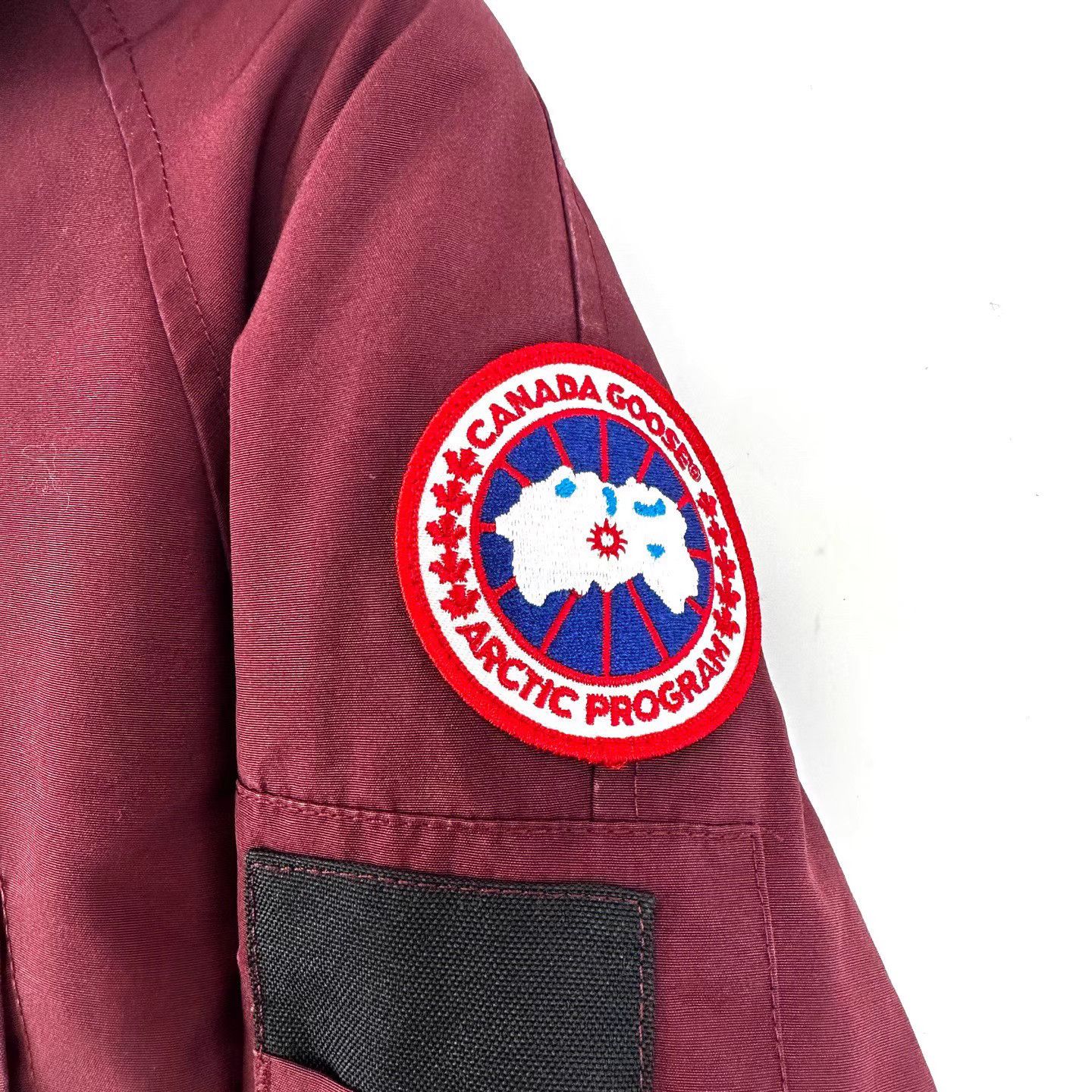 Canada Goose Canada Goose Dark Red Logo Bomber Down Jacket K12 Size US S / EU 44-46 / 1 - 5 Thumbnail