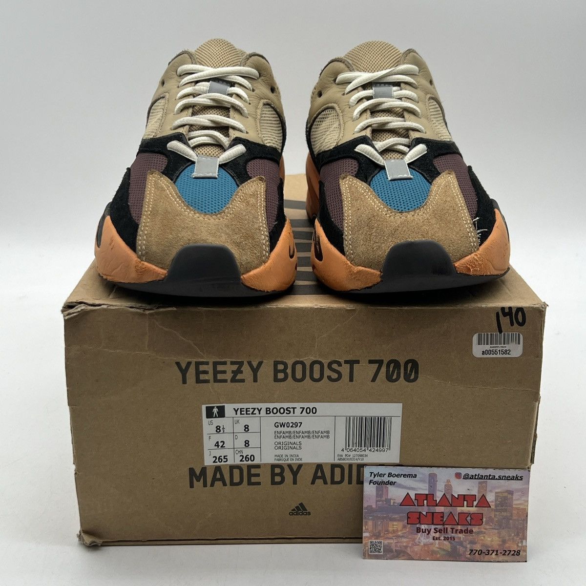 adidas gazelle silver green womens Adidas Yeezy Boost 700 'Enflame Amber' main image 0