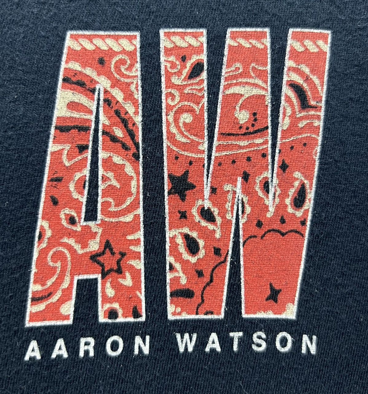 Vintage VINTAGE AARON WATSON RED BANDANA SHIRT Size US L / EU 52-54 / 3 - 4 Thumbnail