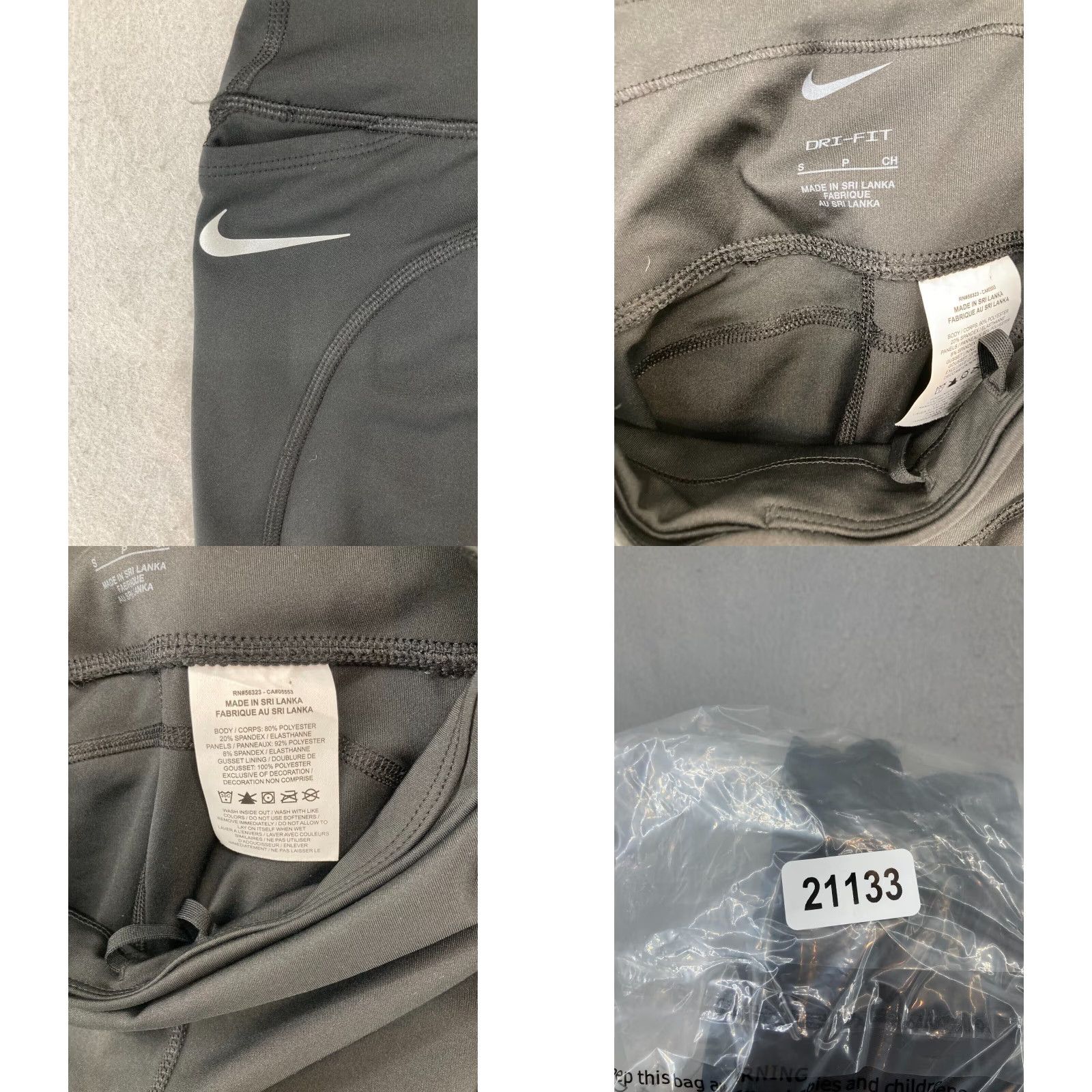 Nike Nike Yoga Leggings Womens Small Black Dri Fit Skinny Leggings Athleisure Size 28" / US 6 / IT 42 - 8 Thumbnail