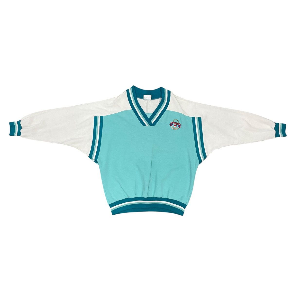 Adidas × Vintage Vintage Adidas Camp Sweatshirt Size L Size US L / EU 52-54 / 3 - 1 Thumbnail