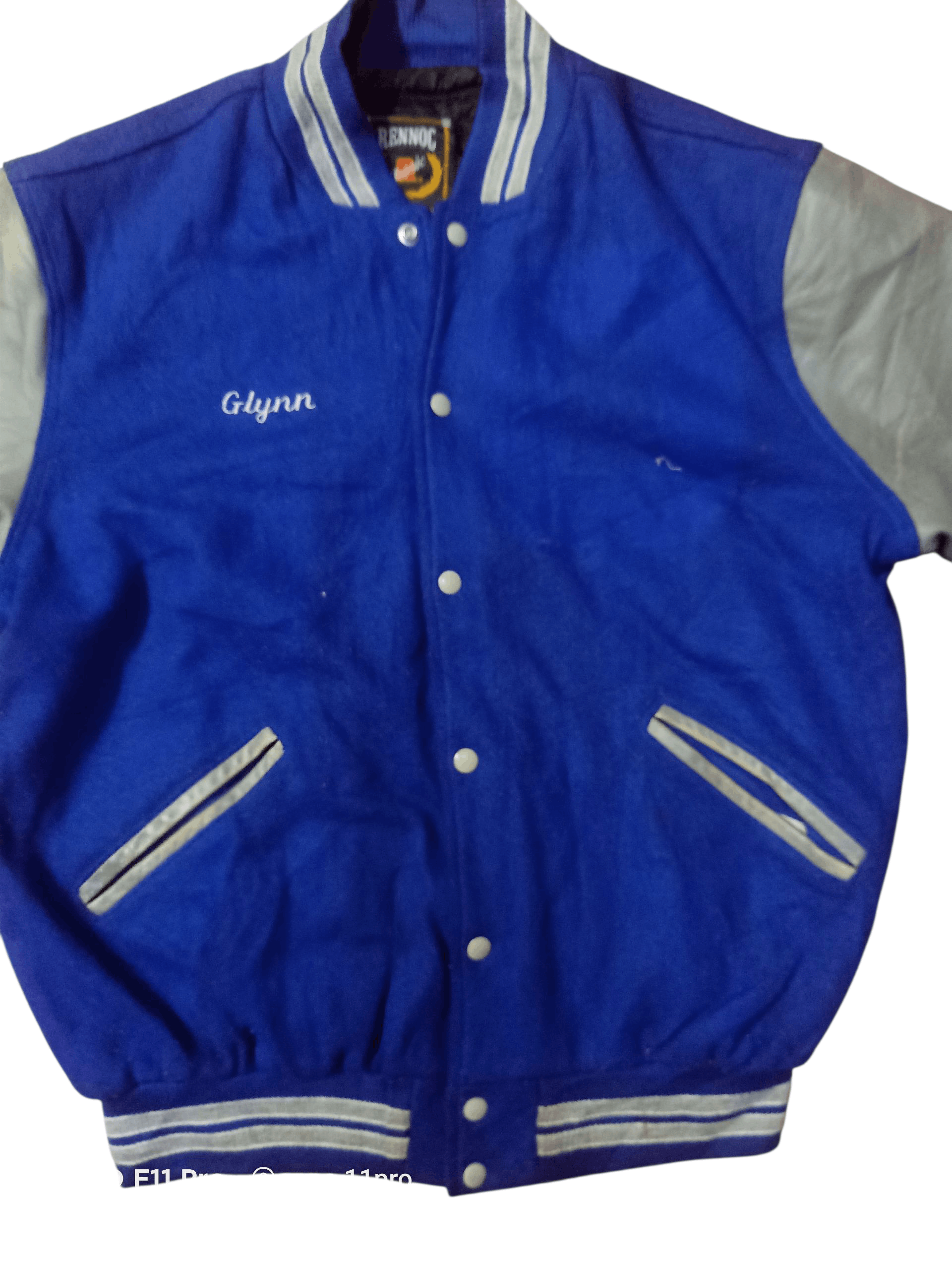 Rennoc 🌟Vintage Rennoc Varsity Jacket Leather 🌟 Size US L / EU 52-54 / 3 - 1 Thumbnail