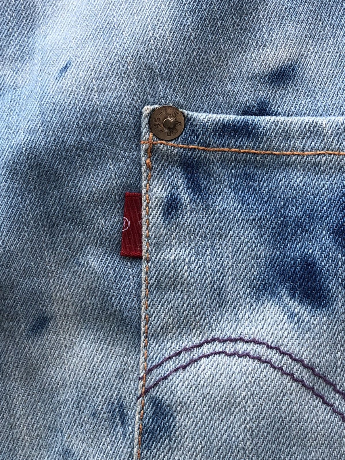 Levi's Vintage Levi’s Engineered Y2k Acid Wash Jeans Size US 29 - 11 Thumbnail