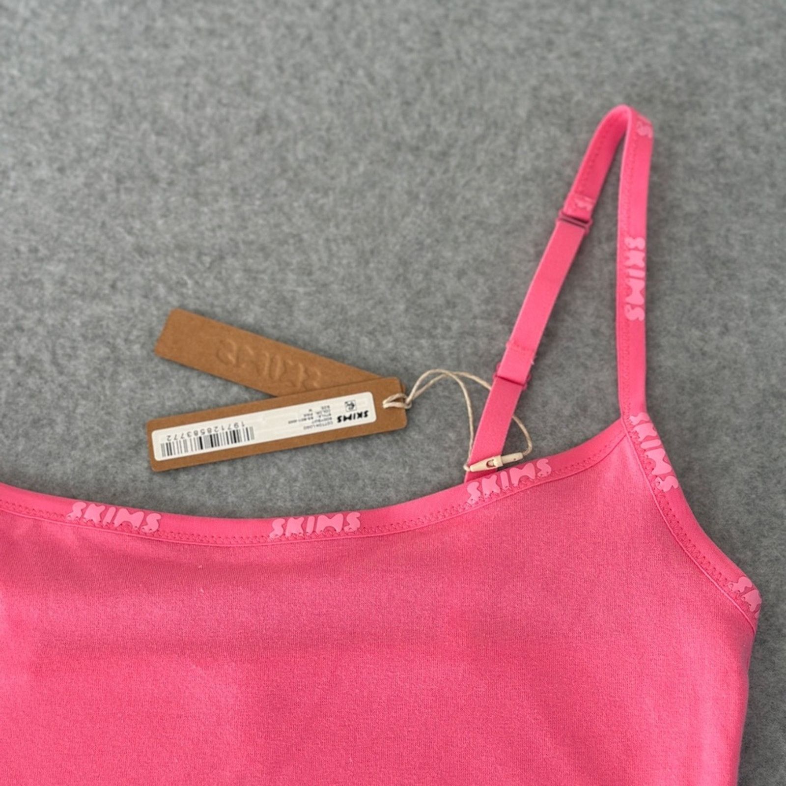 SKIMS SKIMS Cotton Logo Bodysuit - Sugar Pink Size M / US 6-8 / IT 42-44 - 3 Thumbnail