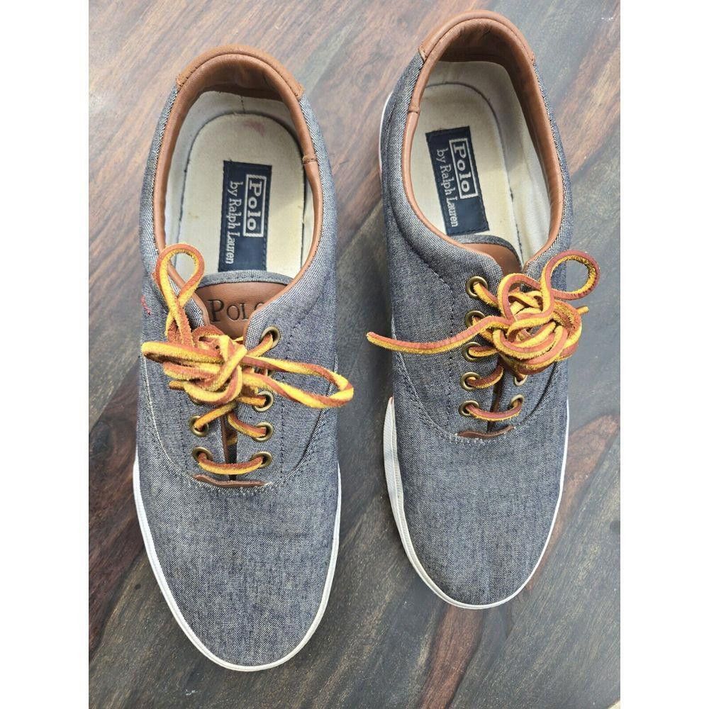 Polo Ralph Lauren Polo Ralph Lauren Vintage Vaughn Mens 10 Denim Boat Shoe D Size US 10 / EU 43 - 2 Thumbnail
