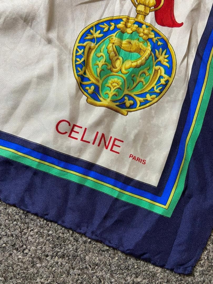 Celine Vintage Celine Paris Silk Scarf (179) Size ONE SIZE - 8 Thumbnail