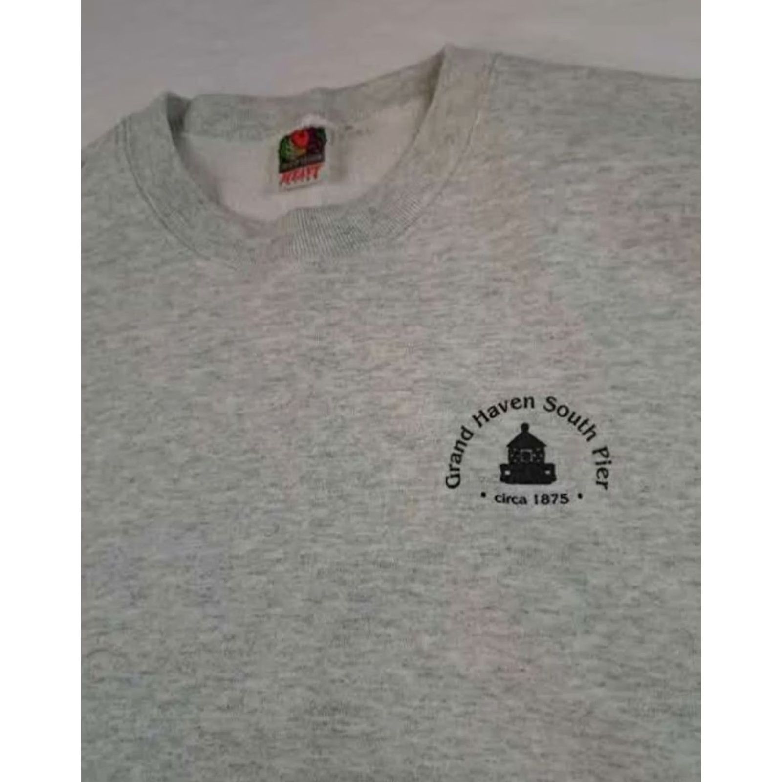 Fruit Of The Loom VINTAGE Fruit of the Loom Sweatshirt XL Gray USA Men Size US XL / EU 56 / 4 - 4 Thumbnail