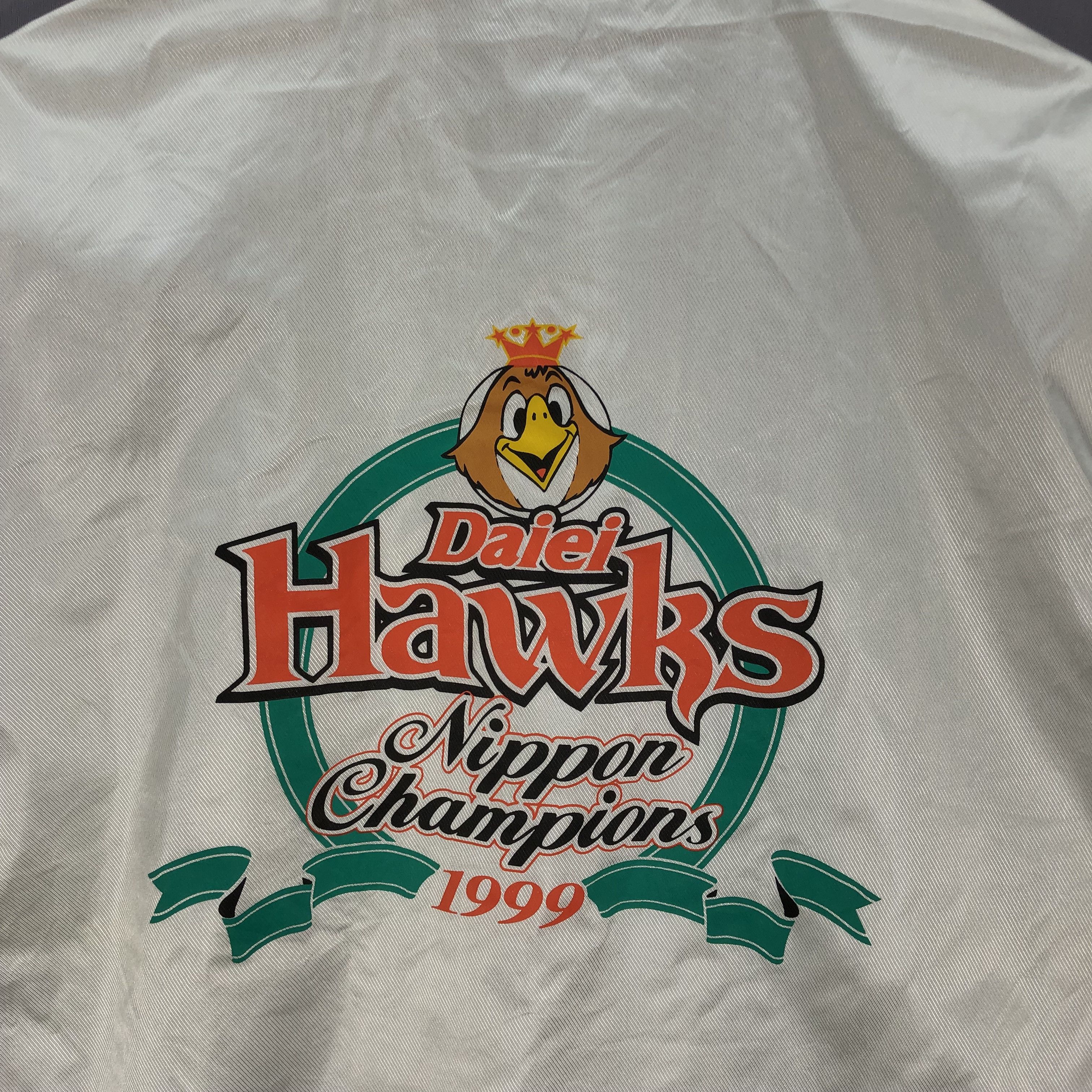 Japanese Brand × Vintage Vintage 1999 Daiei Hawks Nippon Champion Coach Jacket Size US L / EU 52-54 / 3 - 9 Thumbnail