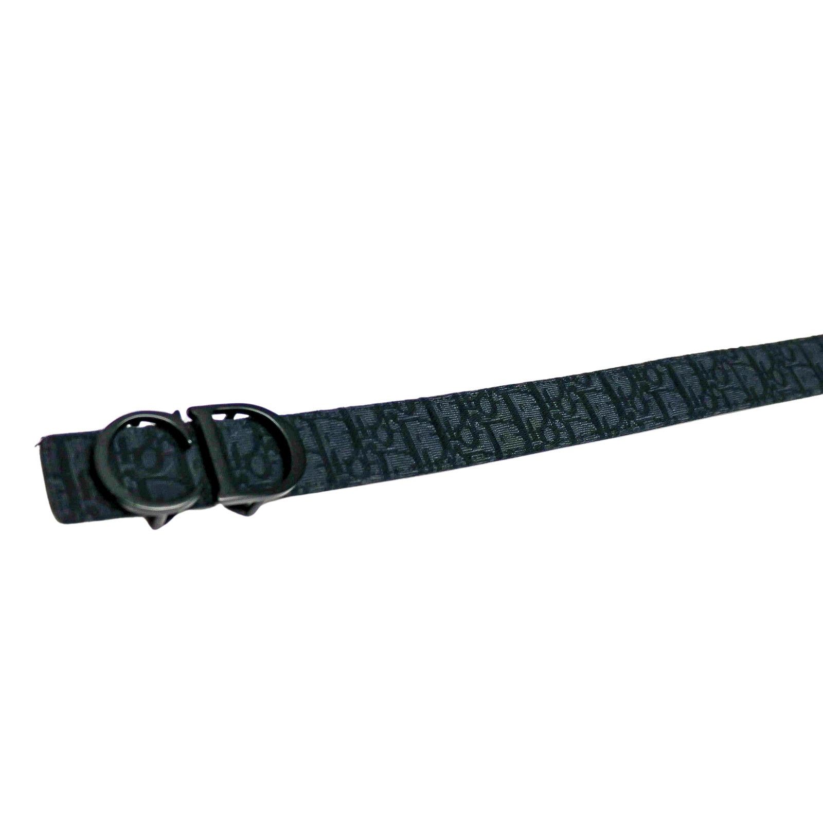 Dior Dior Belt Reversible Oblique Jacquard Navy Black with Buckle Size 36 - 4 Thumbnail