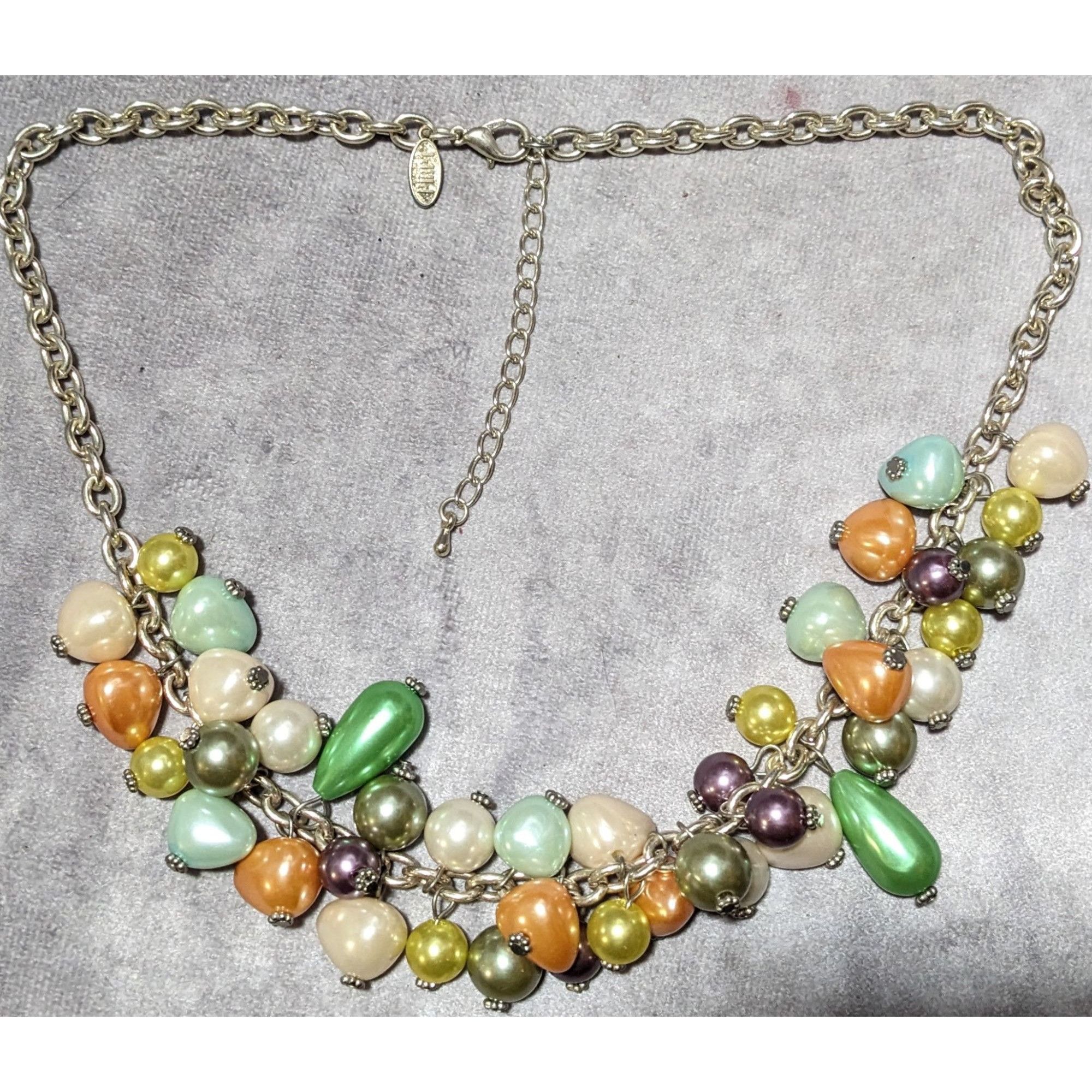 Other Pier 1 Imports Pastel Pearl Cluster Necklace Size ONE SIZE - 12 Thumbnail