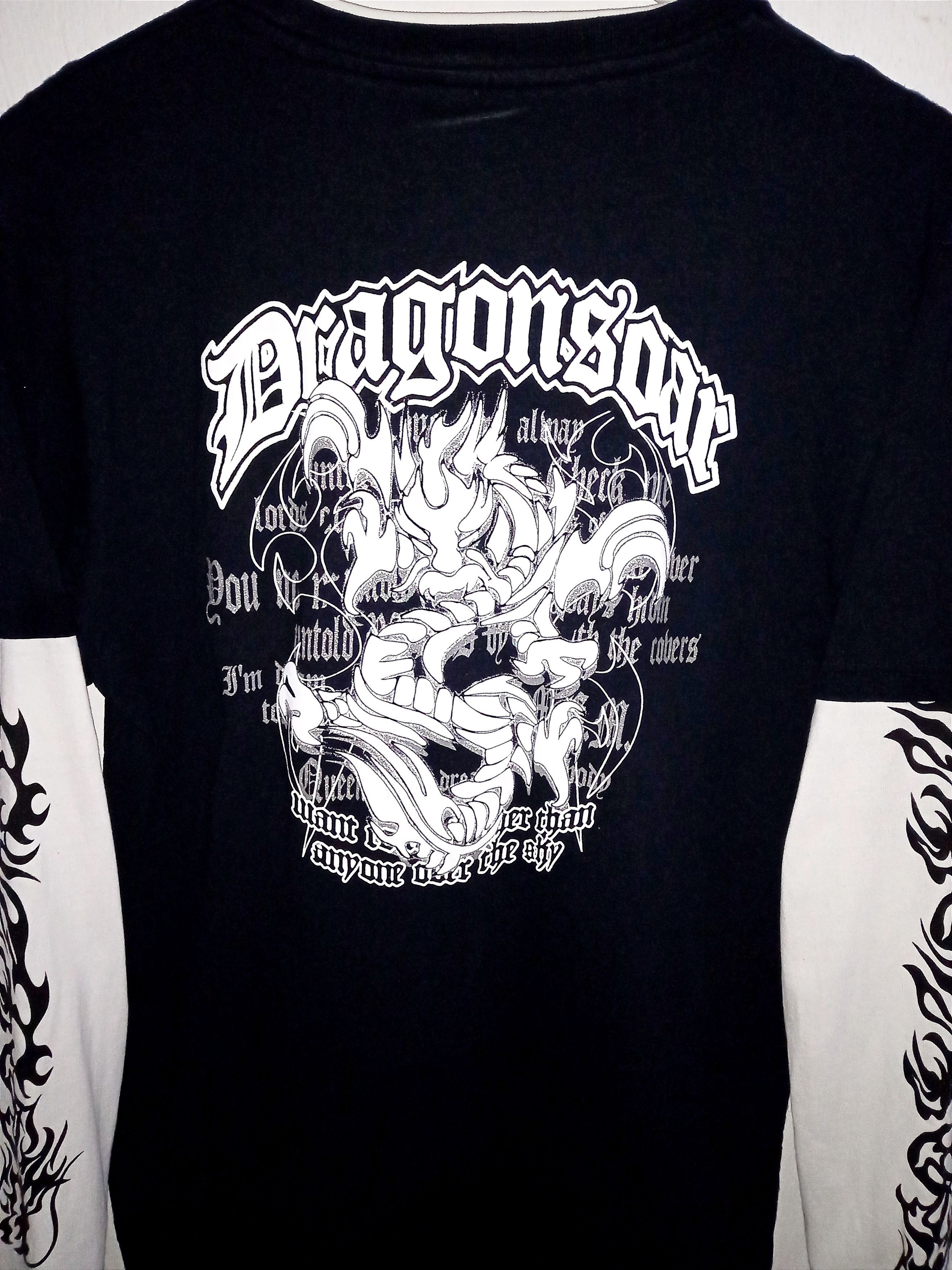 If Six Was Nine × Le Grande Bleu (L.G.B.) × Vintage Beaumere Poem Double Layer Dragon Tribal Size US L / EU 52-54 / 3 - 5 Thumbnail