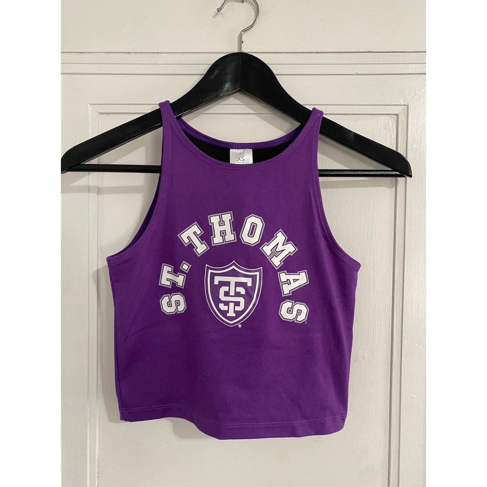 NCAA NWT University of St. Thomas Tommies Cropped Tank Top Sz XS Size XS / US 0-2 / IT 36-38 - 1 Thumbnail
