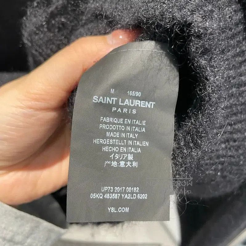 Yves Saint Laurent Saint Laurent Black Wool Short Cardigan . Size M / US 6-8 / IT 42-44 - 5 Thumbnail