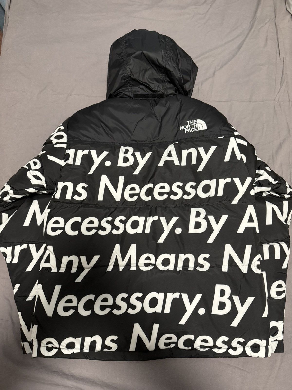 Supreme × The North Face Supreme tnf north face black bamn by any means nuptse jacket Size US M / EU 48-50 / 2 - 2 Thumbnail