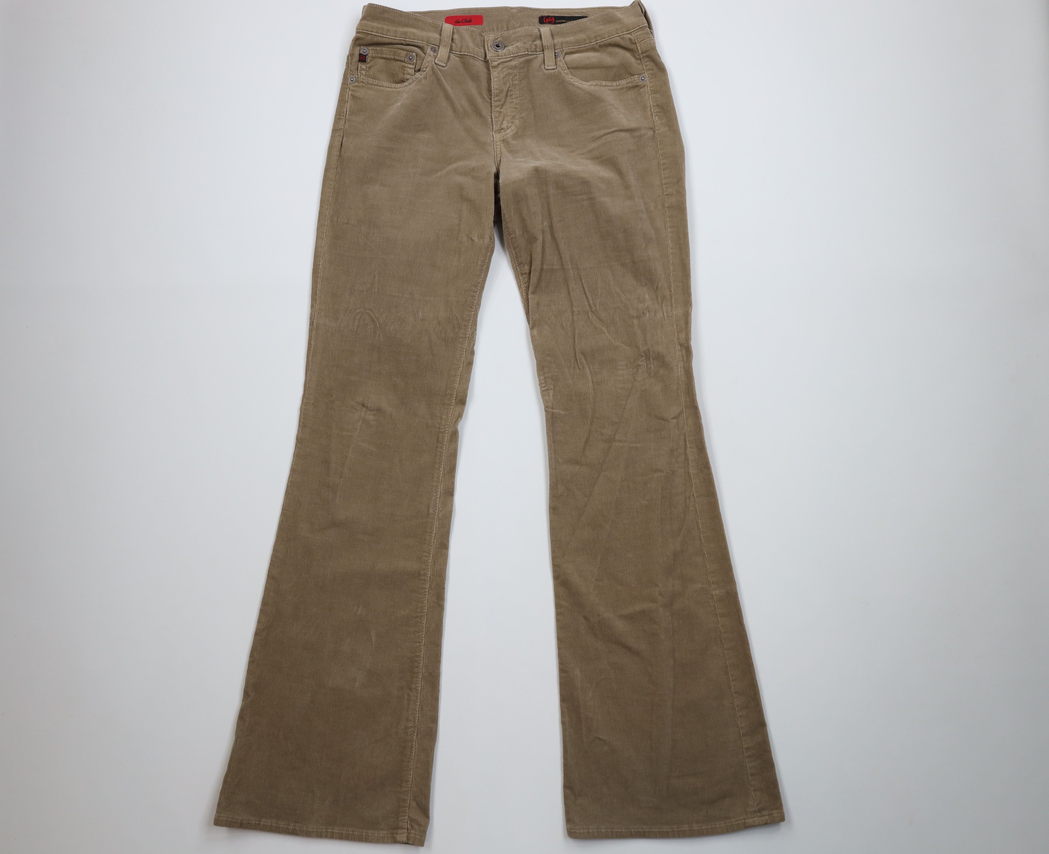AG Adriano Goldschmied Adriano Goldschmied Stretch Flared Wide Leg Corduroy Pants Size 30" / US 8 / IT 44 - 1 Thumbnail