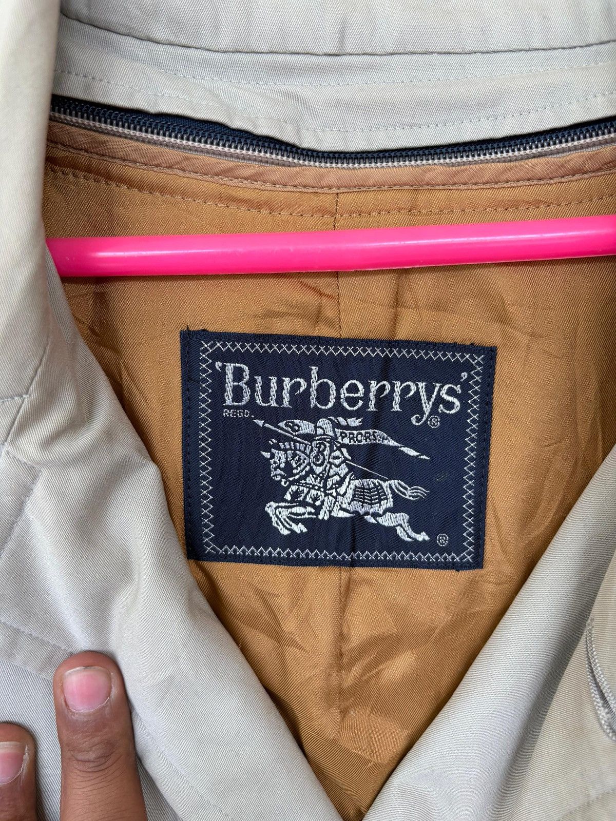 Burberry Vintage Burberry Nova Check Long Jacket Design Size US L / EU 52-54 / 3 - 11 Thumbnail