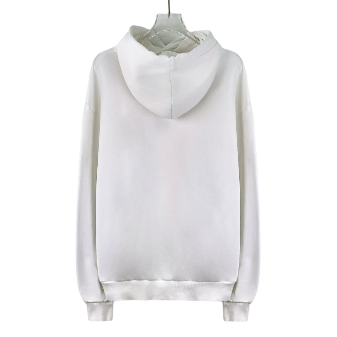 Celine Celine Hoodie – White Logo Print Cotton (Size XS) Size XS / US 0-2 / IT 36-38 - 8 Thumbnail