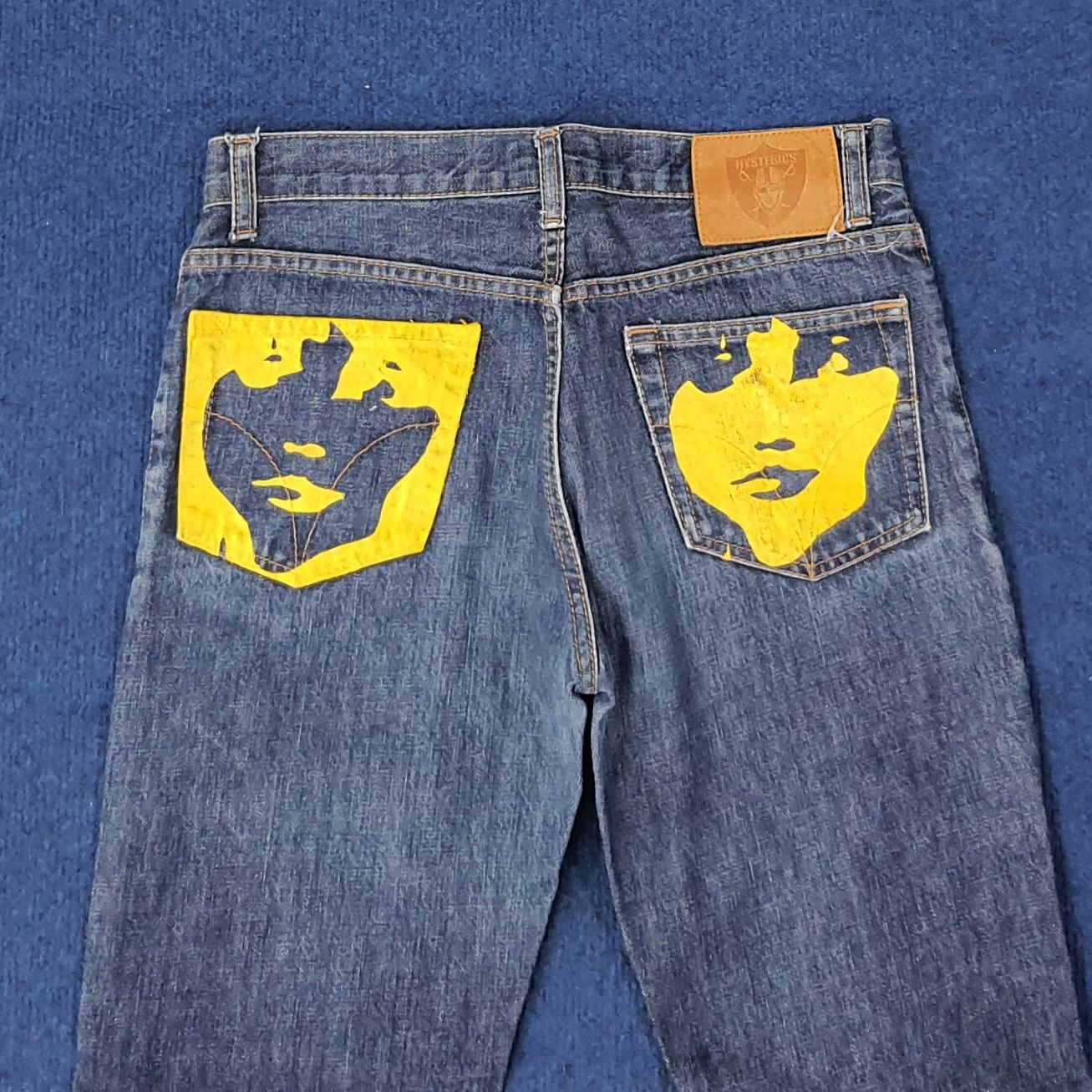Hysteric Glamour Vintage Hysteric Glamour Japan Custom Logo Jeans C244N8 Size US 27 - 2 Thumbnail