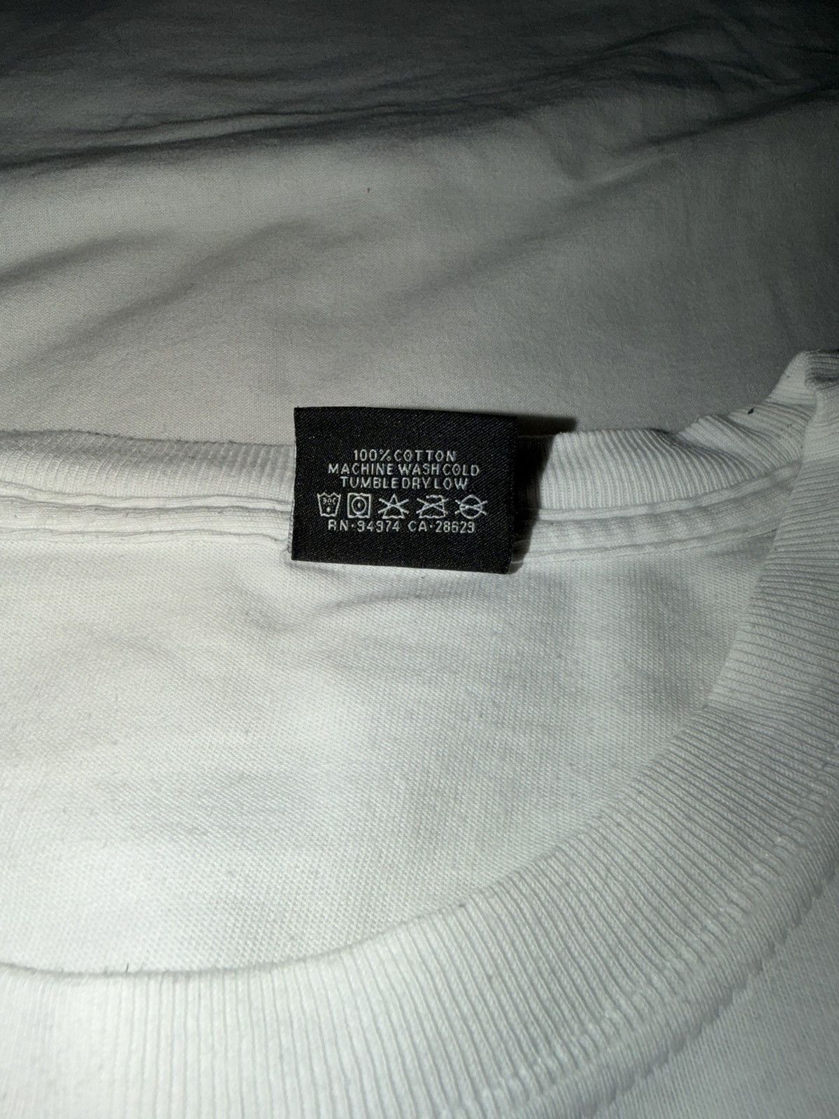 Stussy Stussy White logo Tee Size US L / EU 52-54 / 3 - 4 Thumbnail