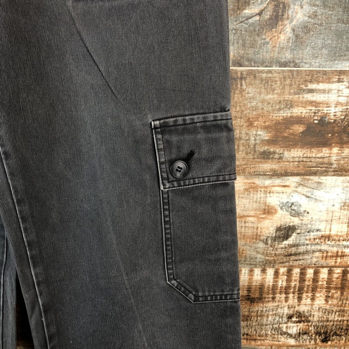 Japanese Brand DL Tasse Tasse Black Cropped Pants #C1241 Size US 27 - 9 Thumbnail
