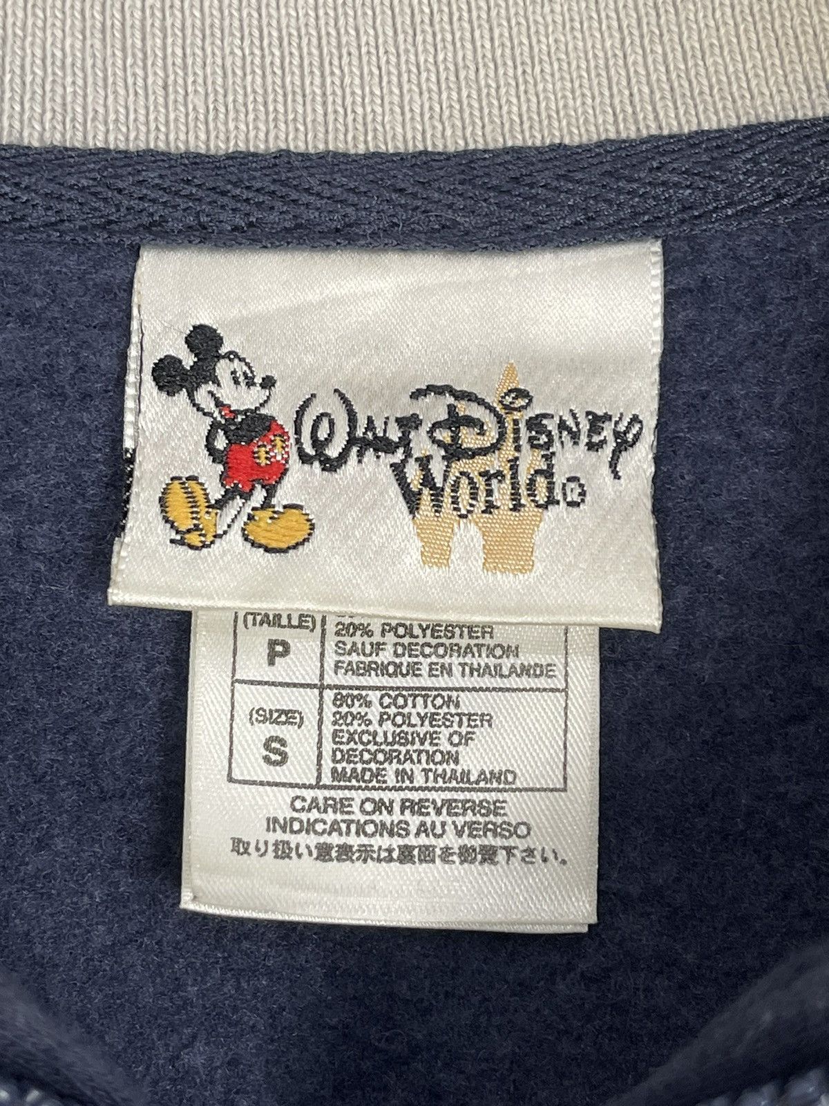 Cartoon Network × Mickey Mouse × Vintage Vintage Mickey Mouse Embroidered Pullover Sweatshirt Size US M / EU 48-50 / 2 - 9 Thumbnail