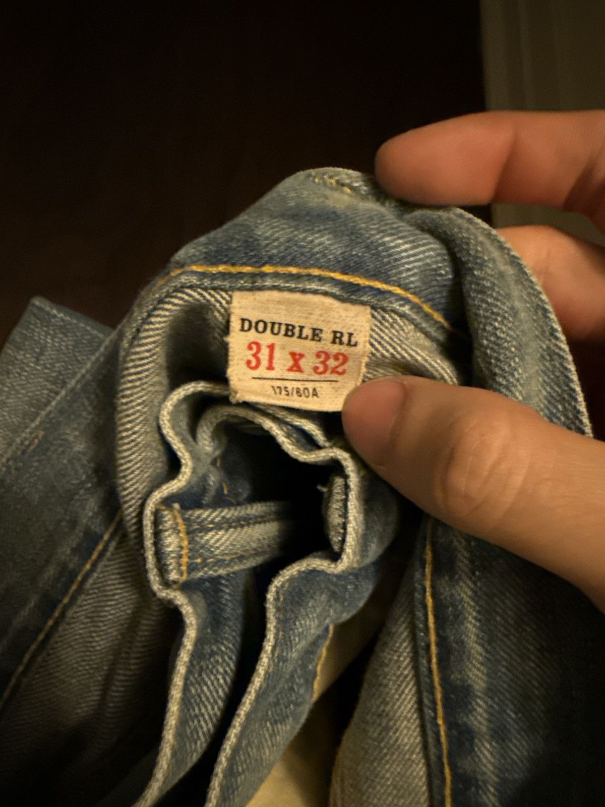 RRL Ralph Lauren DoubleRL Slim fit Selvedge Denim Size US 31 - 6 Thumbnail