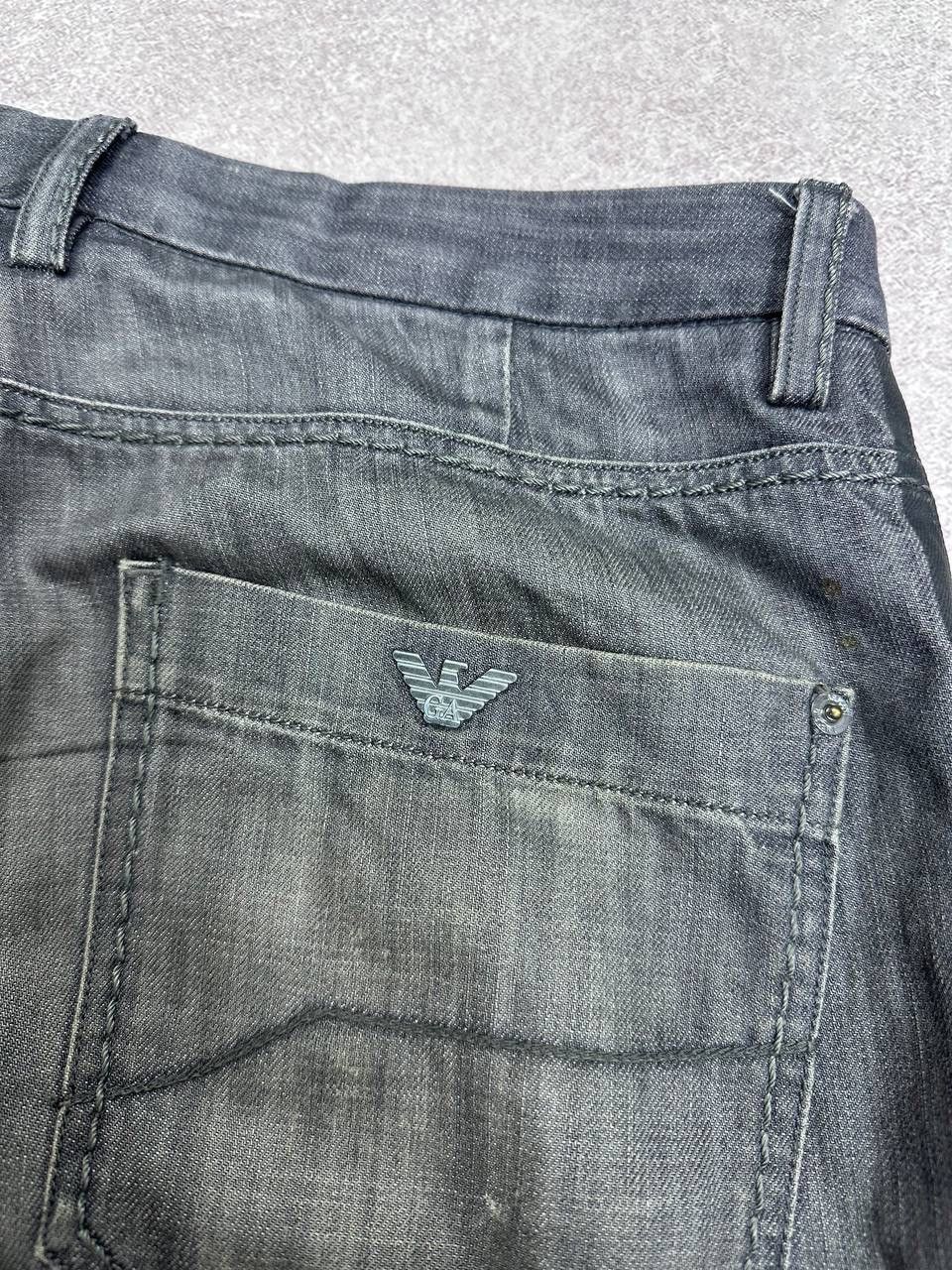 Emporio Armani Vintage Emporio Armani Y2K Baggy Jeans 33 Size US 33 - 3 Thumbnail