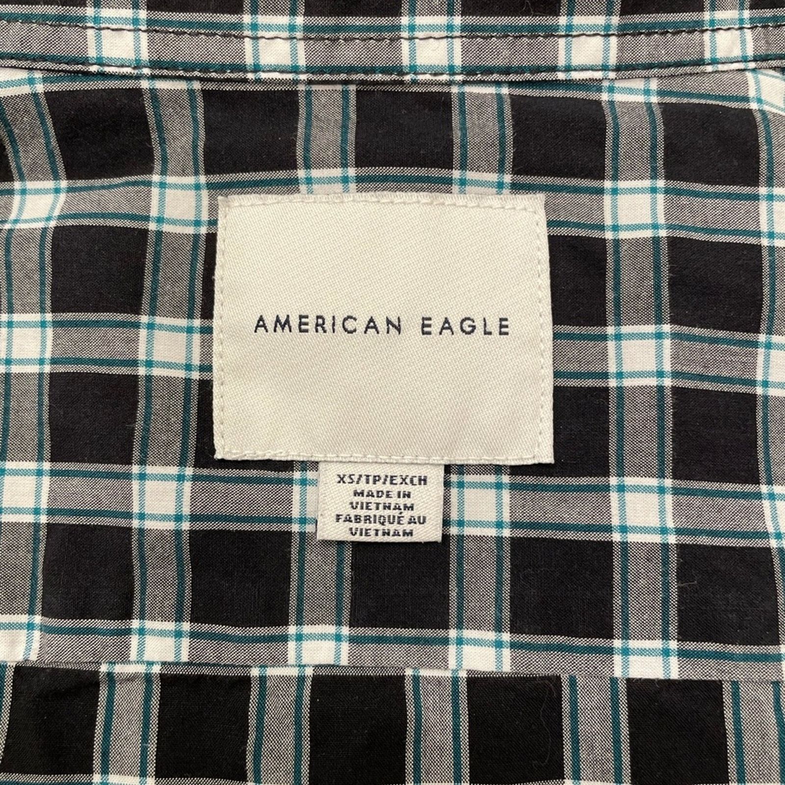 American Eagle Outfitters American Eagle Outfitters Plaid Poplin Button Down Shirt XS Size US XS / EU 42 / 0 - 5 Thumbnail