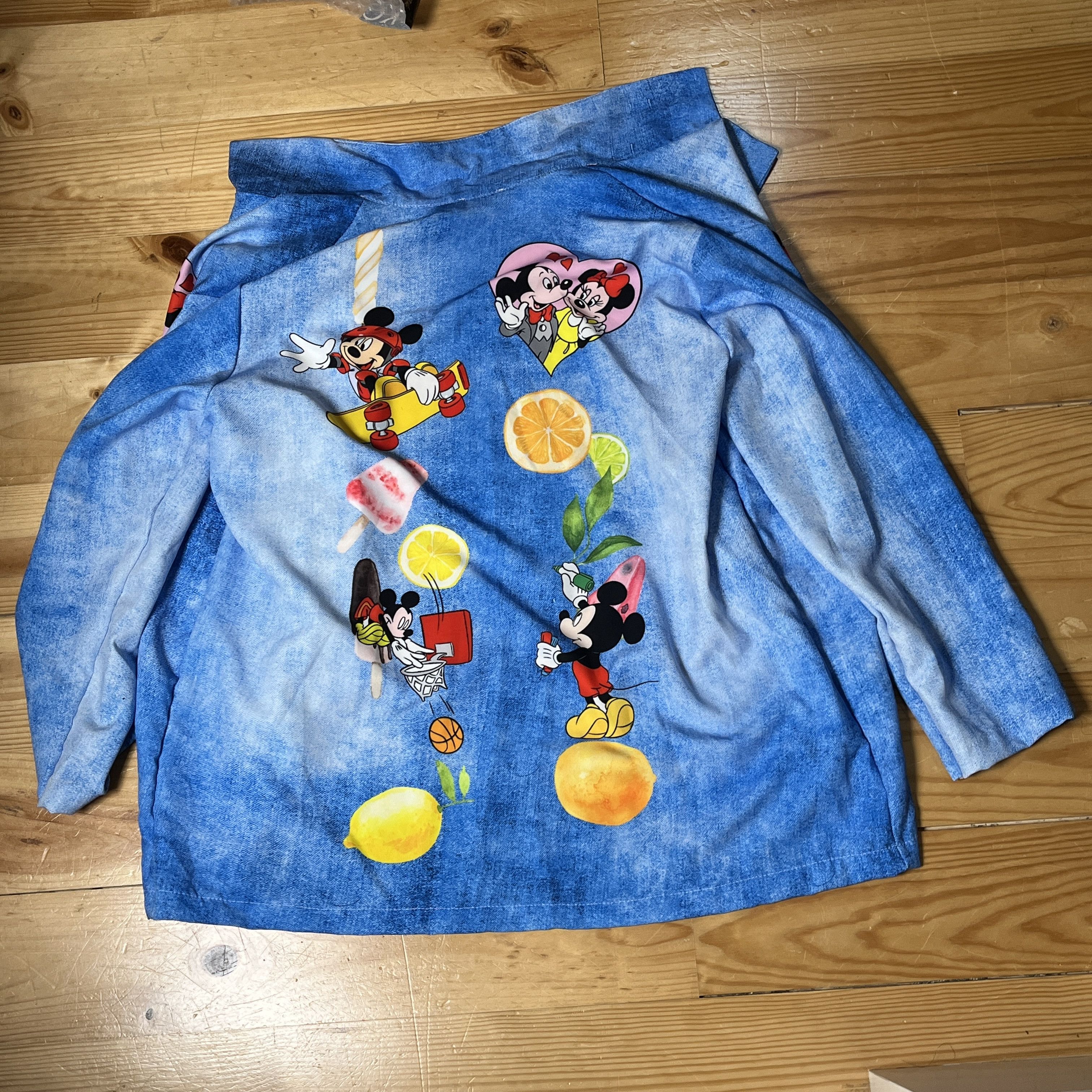 Other 90s Made in Italy Disney Mickey & Minnie Pop Art Jacket Size US L / EU 52-54 / 3 - 8 Thumbnail