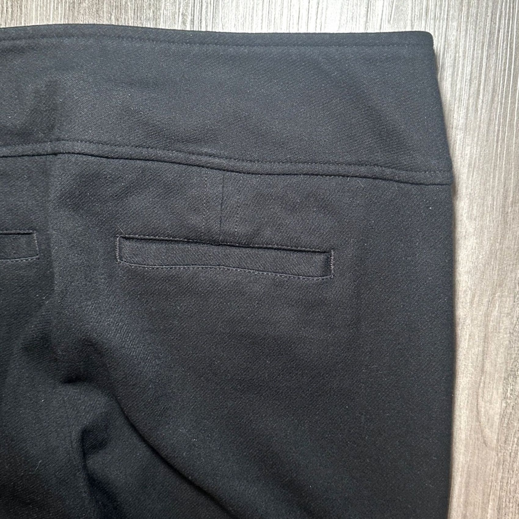 Vintage CAbi Tiffany Black Stretch Ponte Pants Womens 6 Regular Dress Pants Preowned - 32.5 Inseam Size 28" / US 6 / IT 42 - 4 Thumbnail