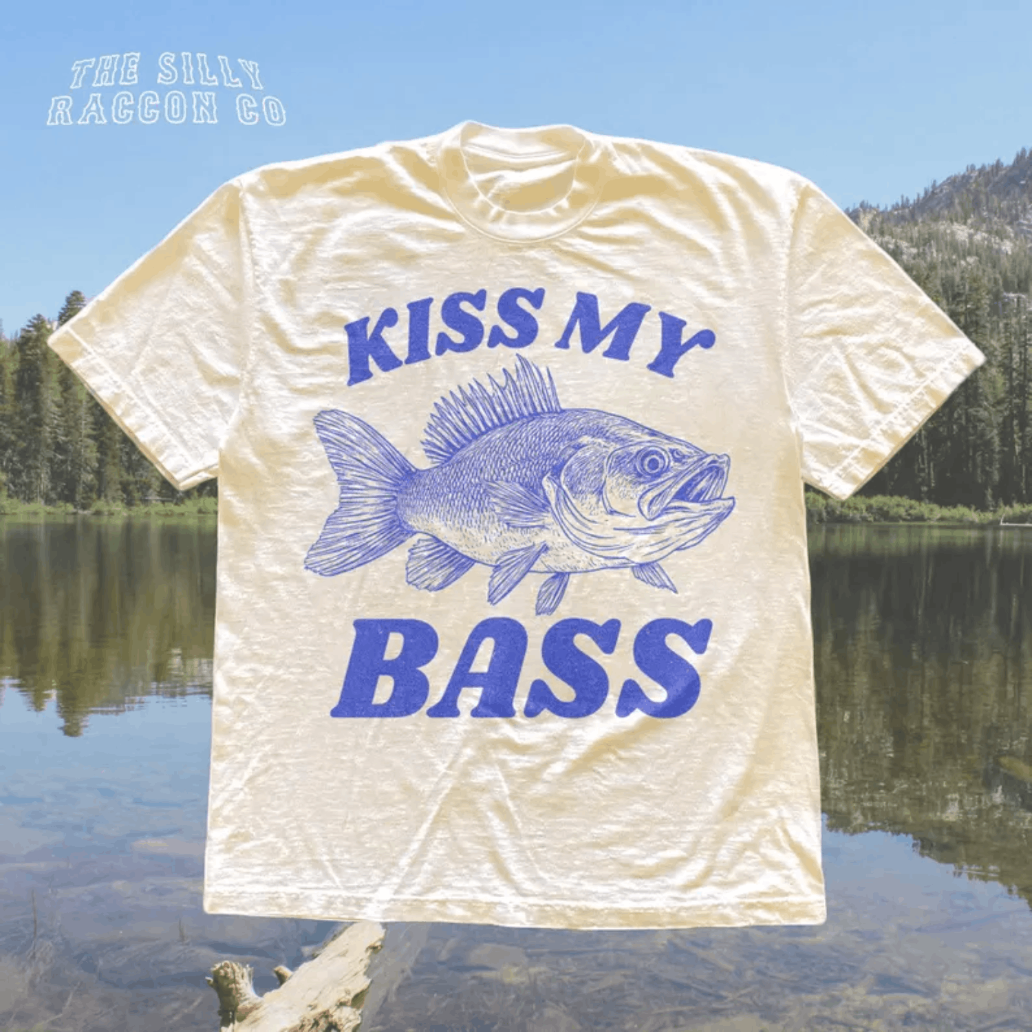 Japanese Brand × Vintage Retro Fishing Shirt, Kiss My Bass Tee, Funny Angler Gift Size US L / EU 52-54 / 3 - 1 Thumbnail