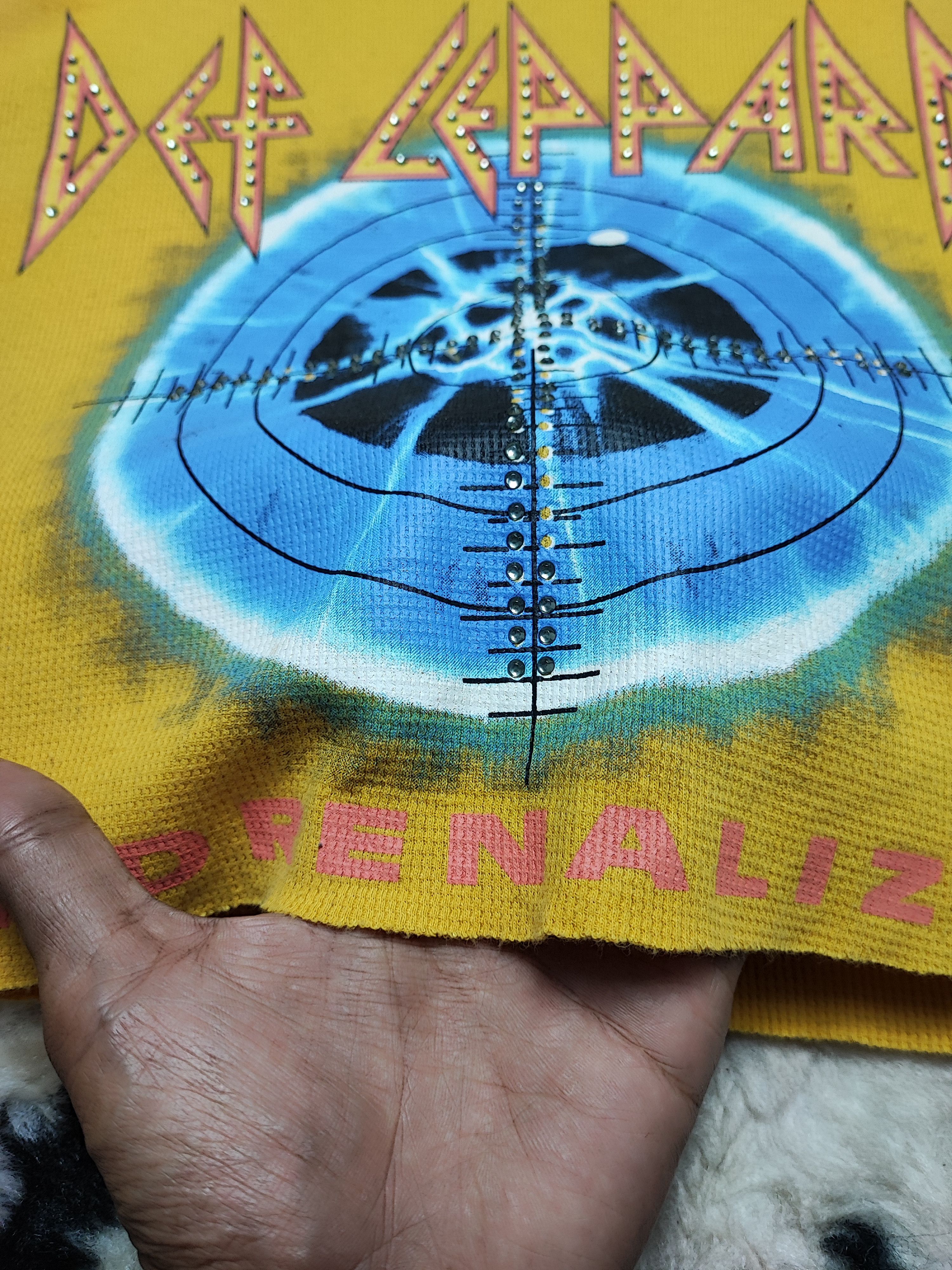Band Tees × Def Leppard Def Leppard Croptop Cotton Size M / US 6-8 / IT 42-44 - 9 Thumbnail