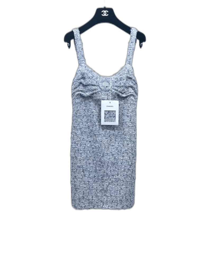 Chanel Chanel Hollow Design Rhinestone Dress Size S / US 4 / IT 40 - 1 Thumbnail