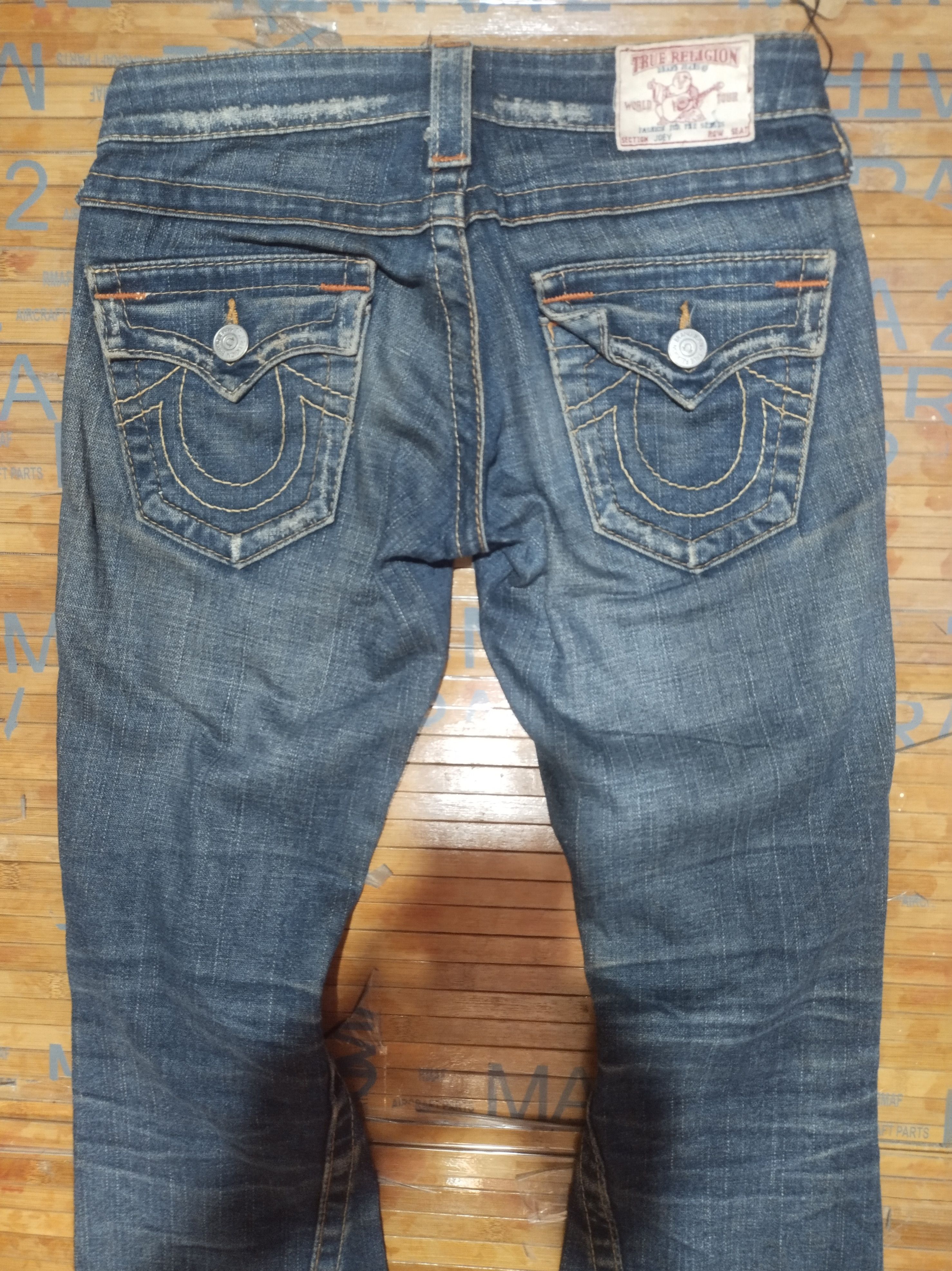 True Religion Jeans Disstressted True Religion Sz 24" Size 24" / US 00 / IT 34 - 7 Thumbnail