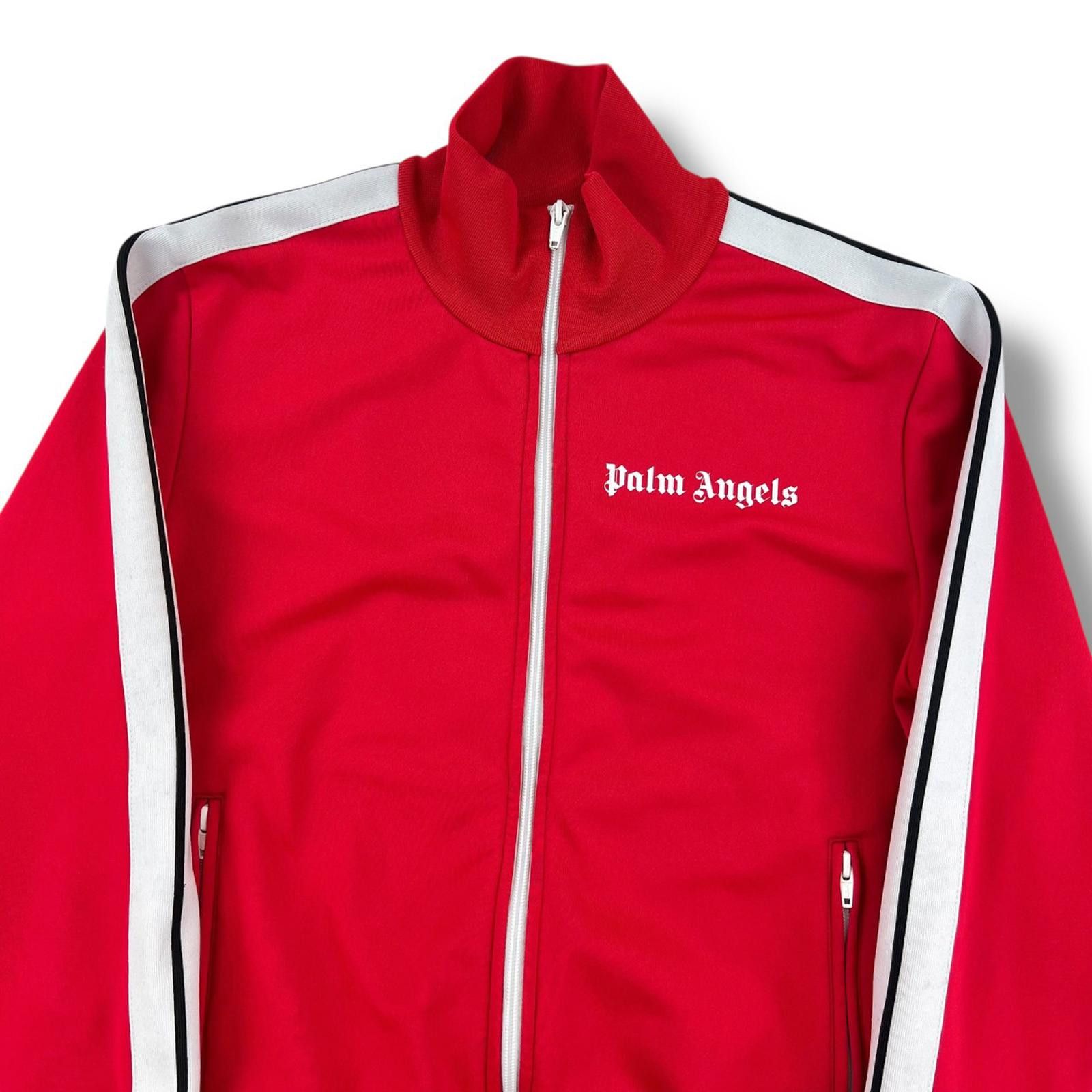 Palm Angels Red & White Track Jacket