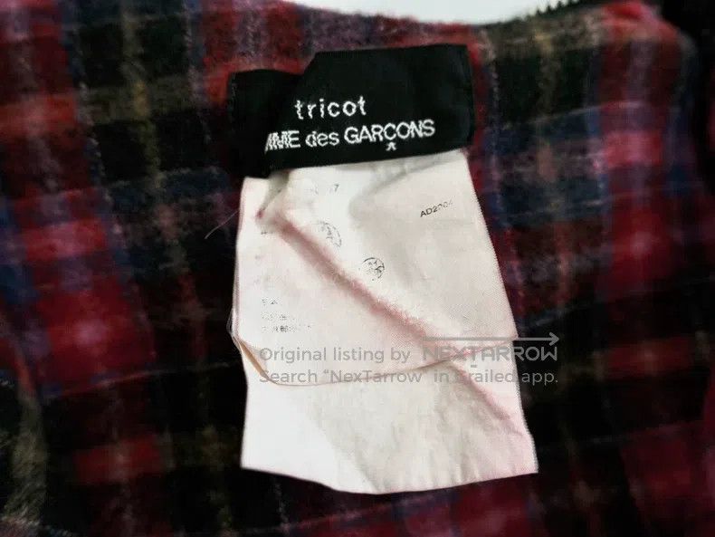 Comme des Garcons Comme Des Garcons size F Asymmetrical zipper plaid skirt Size 23" - 9 Thumbnail